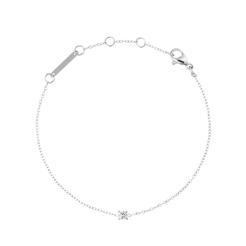 Mirelle Solitaire Bracelet Silver made by Daniel Wellington