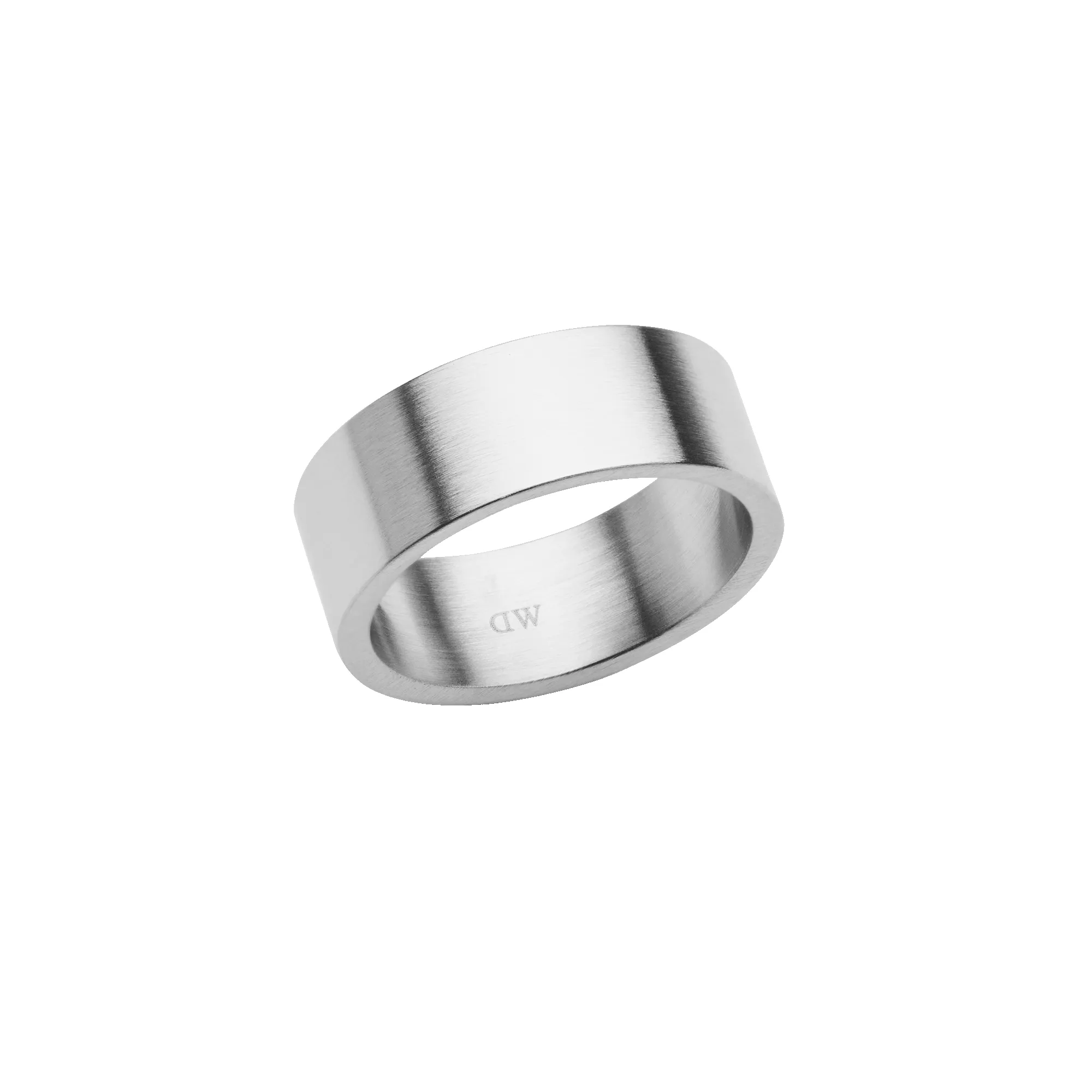 Line Ring Brushed Silver 8mm sold by Daniel Wellington