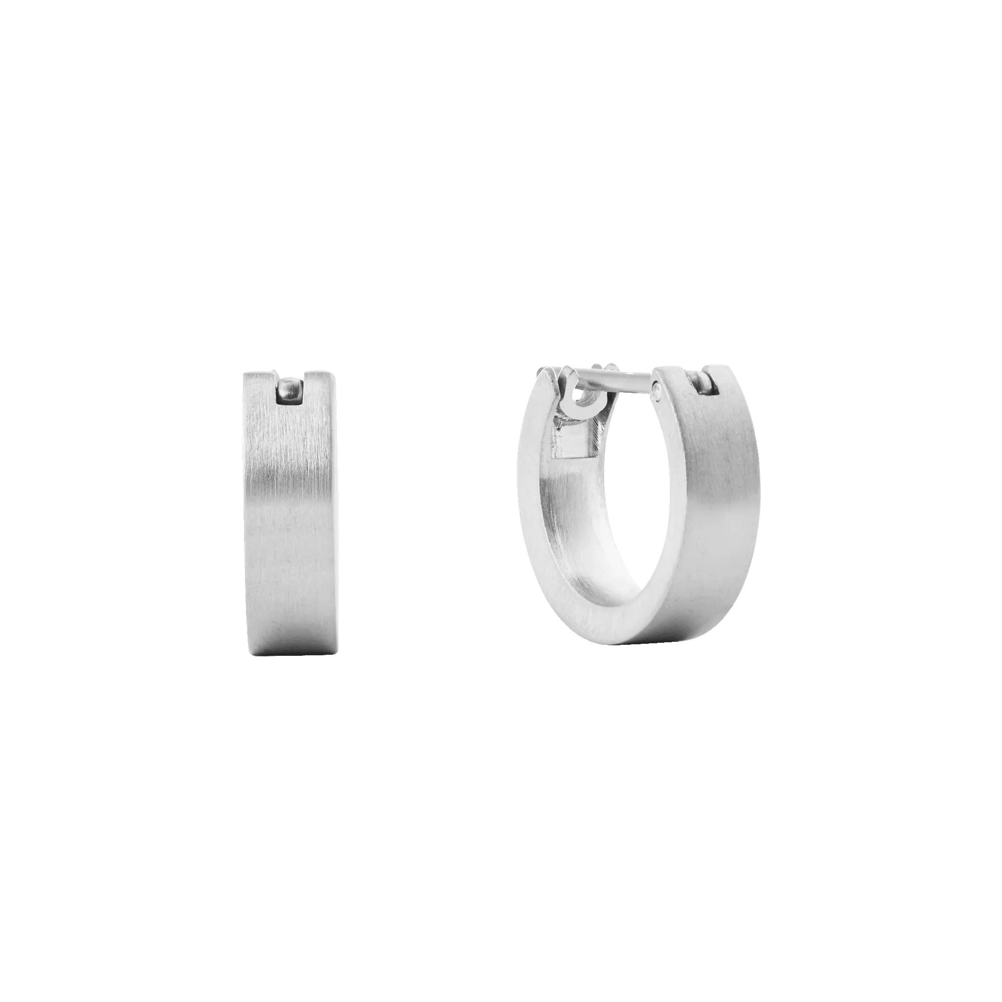 Line Earring Brushed Silver 3.5mm sold by Daniel Wellington