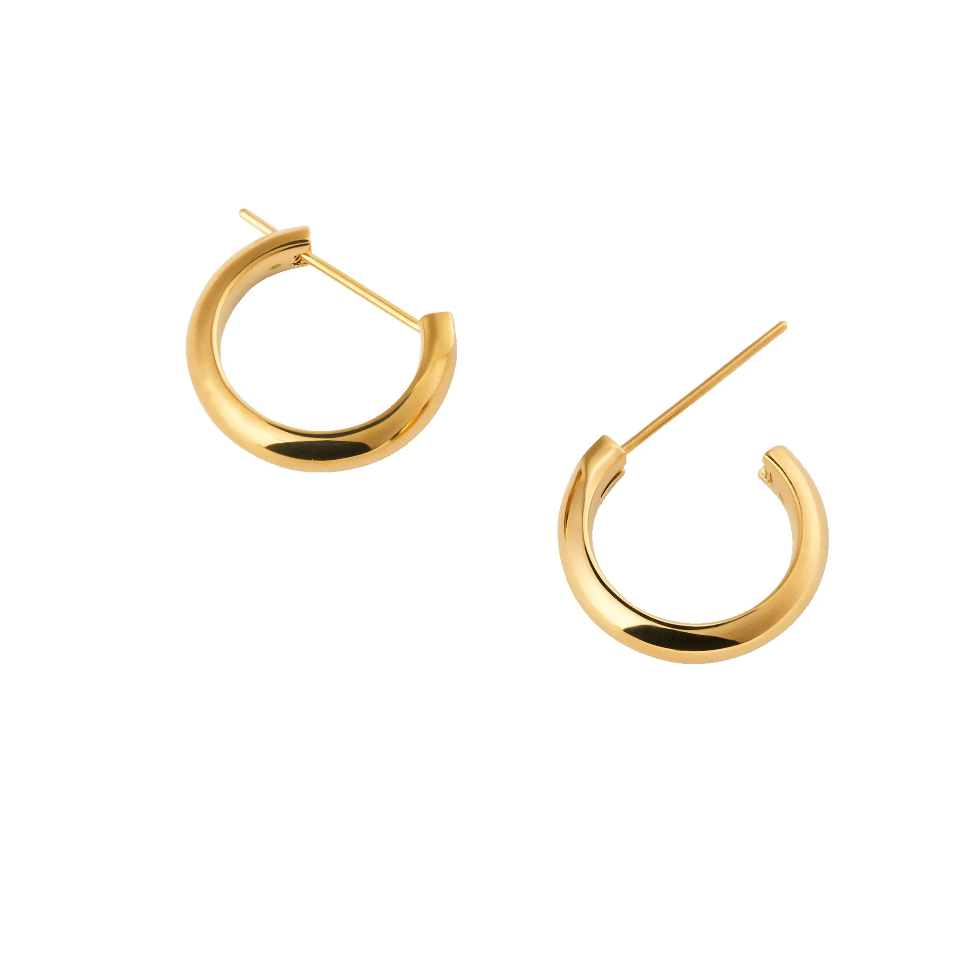Arch Earrings Gold 12mm sold by Daniel Wellington product image thumbnail 4