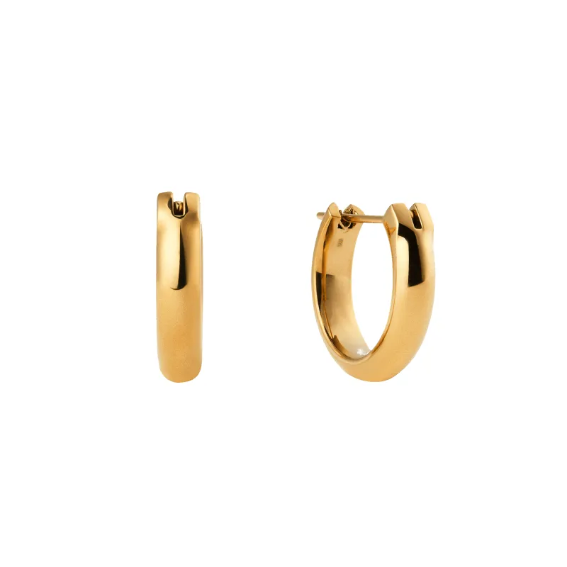 Arch Earring Gold 12mm sold by Daniel Wellington