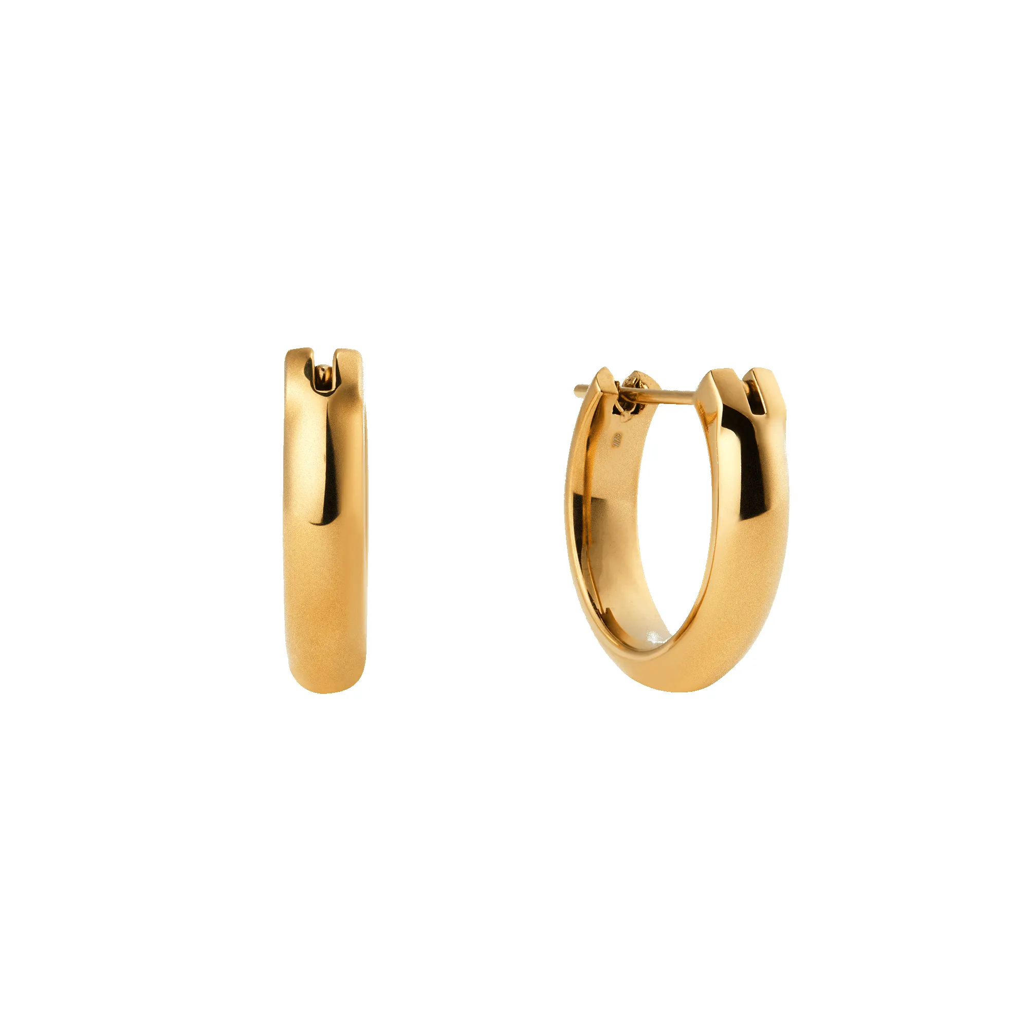Arch Earrings Gold 12mm sold by Daniel Wellington