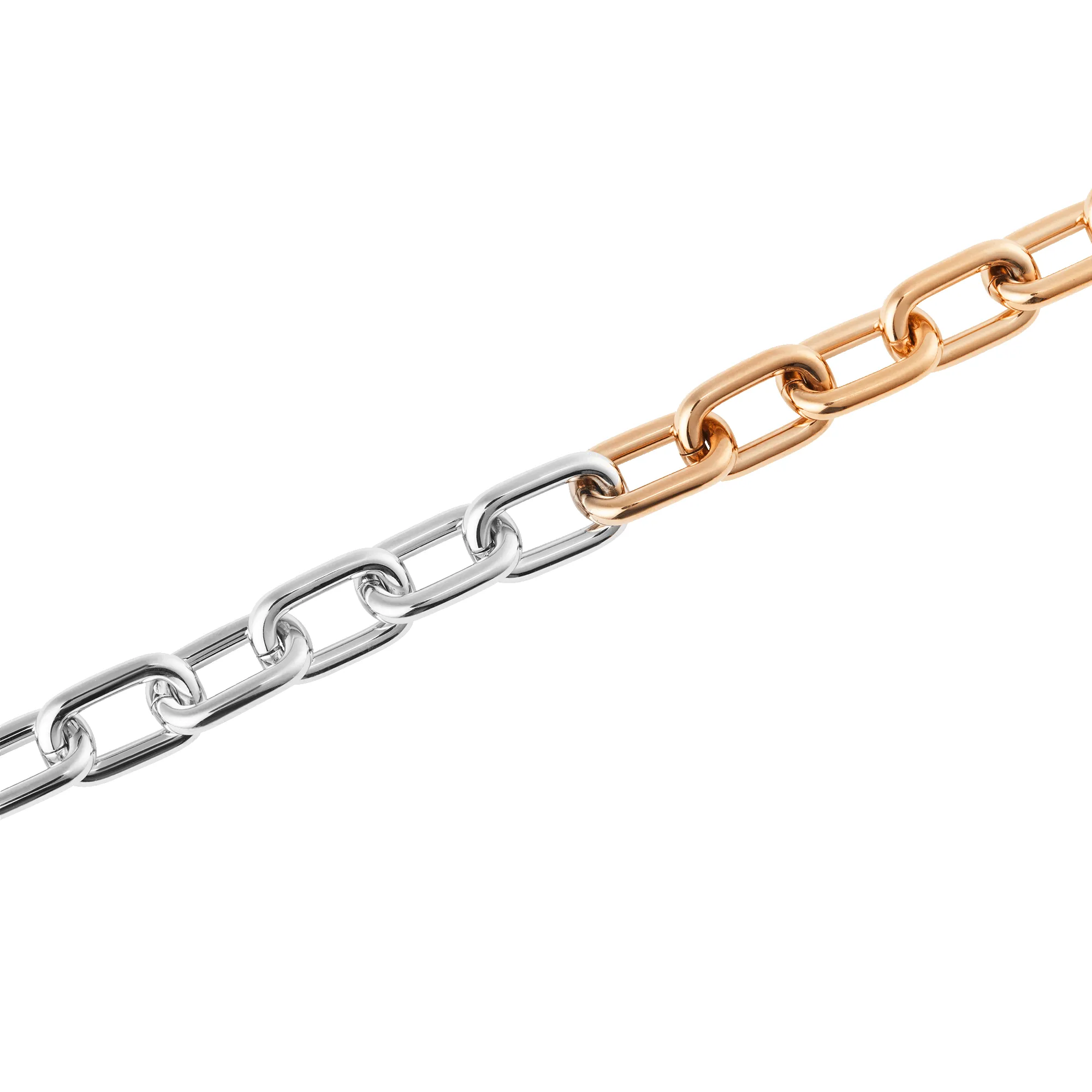Contrast Link Necklace Two Tone Rose Gold sold by Daniel Wellington product image thumbnail 4