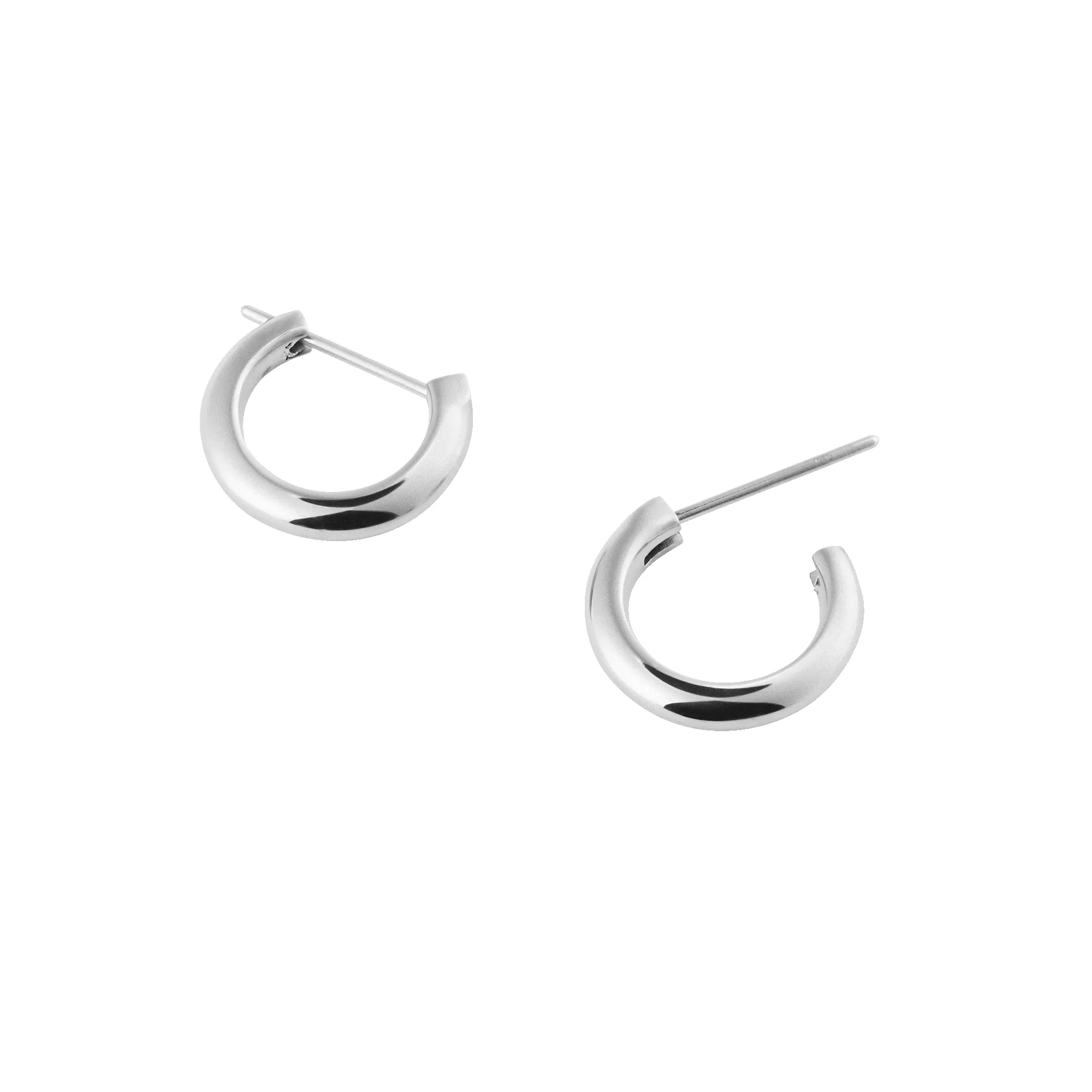Arch Earring Silver 9mm sold by Daniel Wellington product image thumbnail 4