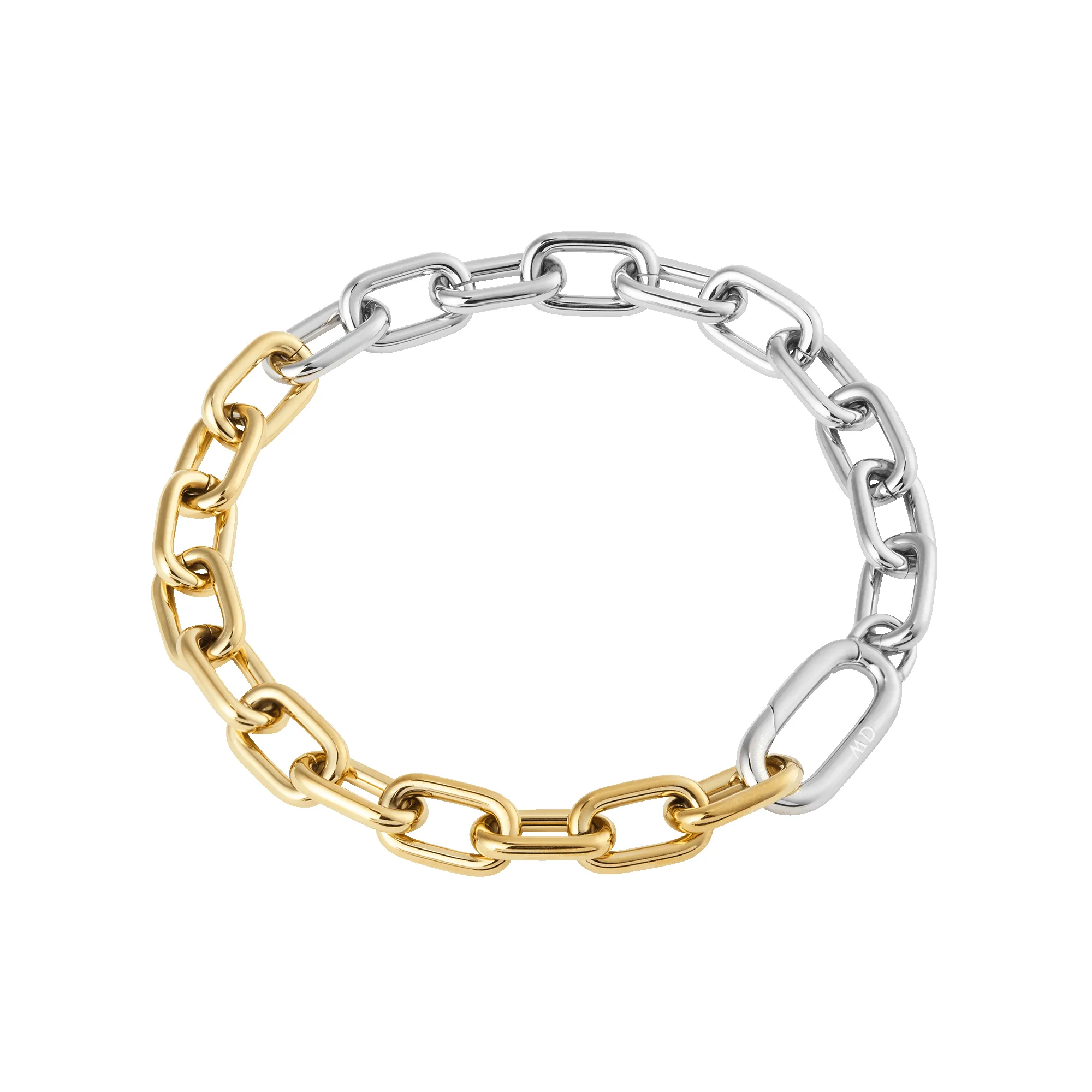 Contrast Link Bracelet Two Tone Gold sold by Daniel Wellington product image thumbnail 4