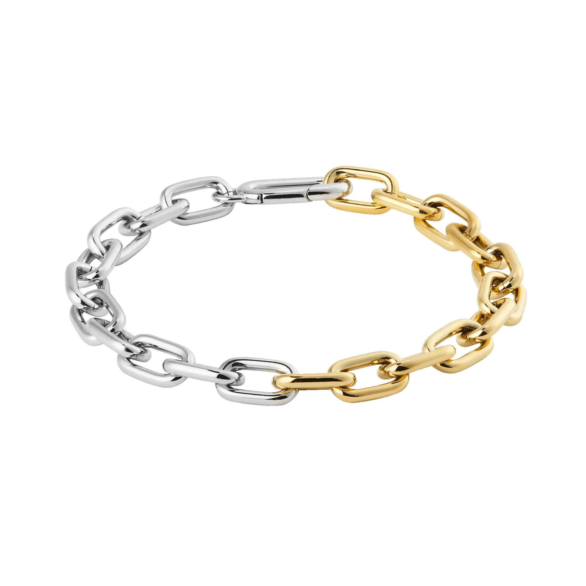 Contrast Link Bracelet Two Tone Gold sold by Daniel Wellington