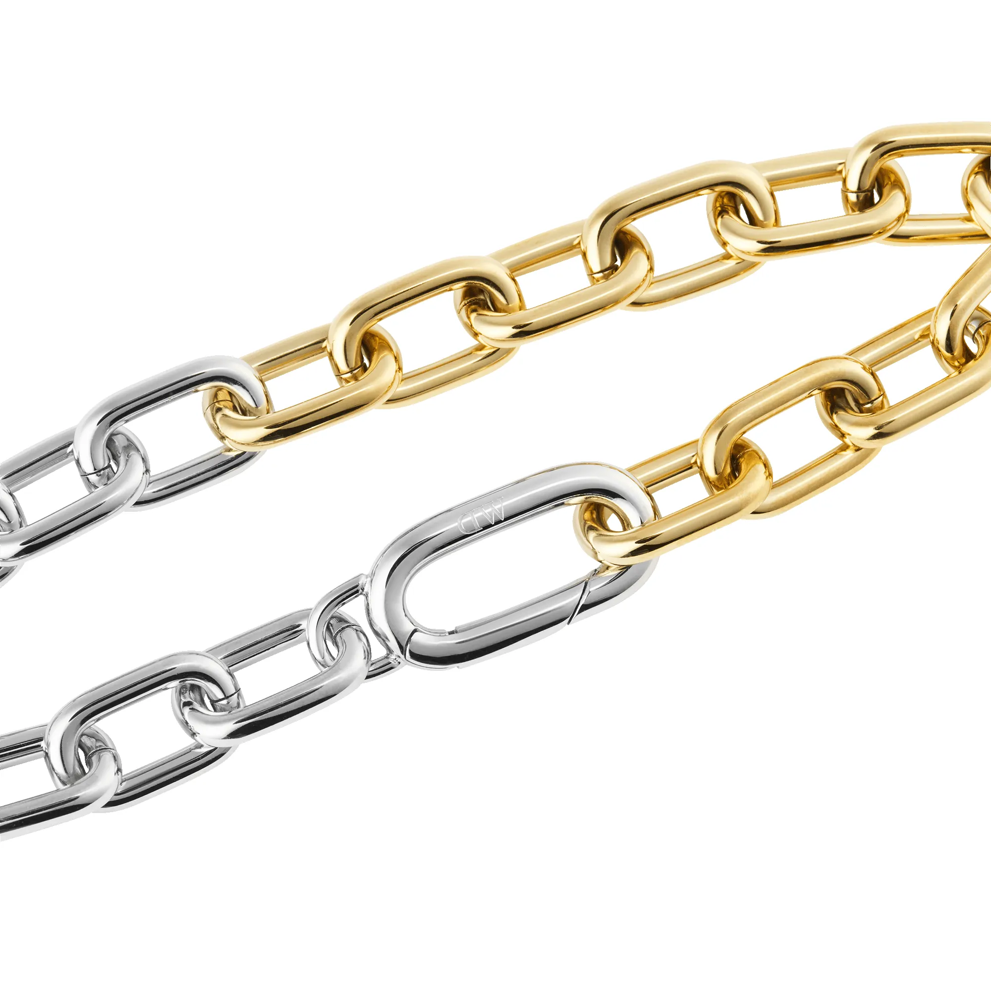 Contrast Link Bracelet Two Tone Gold sold by Daniel Wellington product image thumbnail 3
