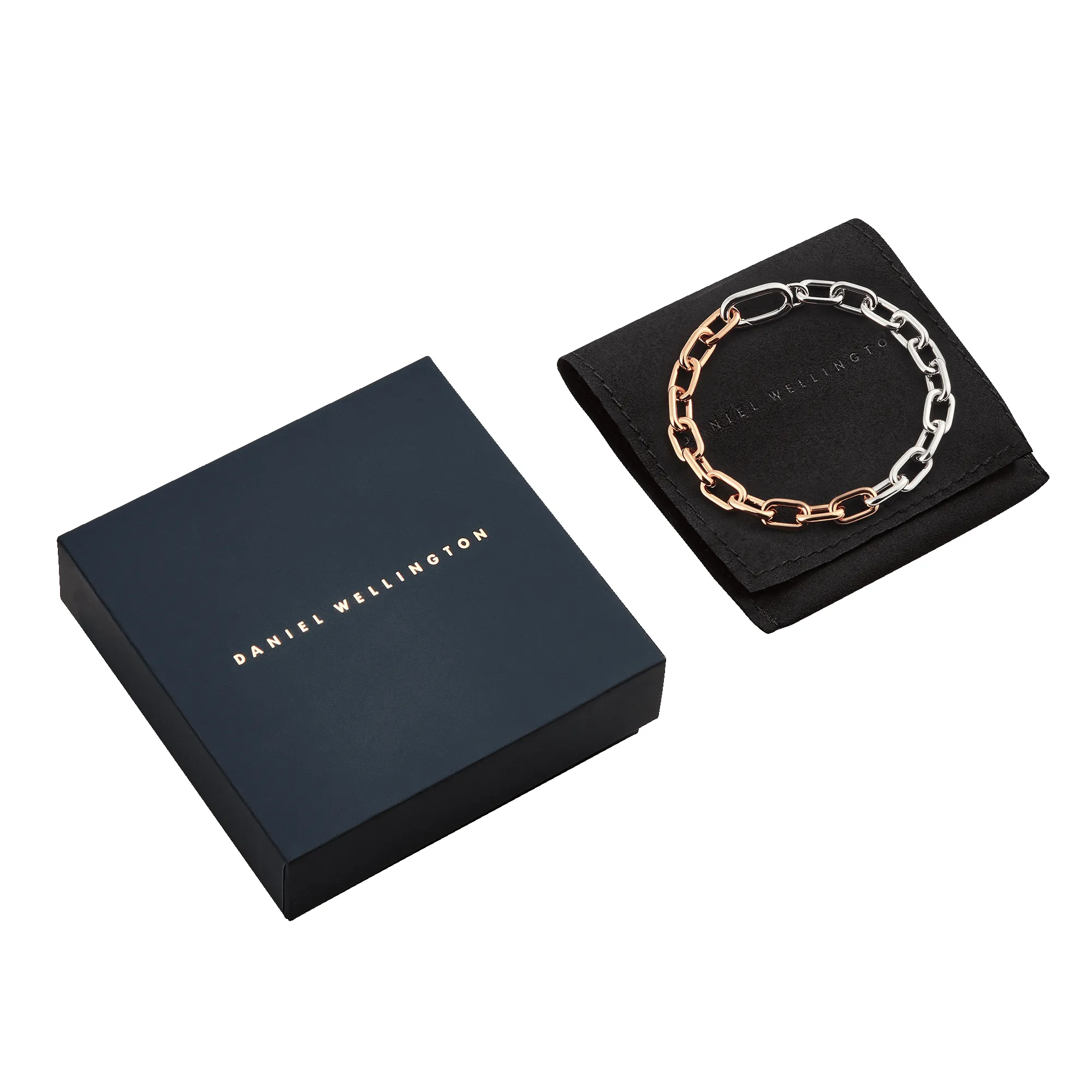 Contrast Link Bracelet Two Tone Rose Gold sold by Daniel Wellington product image thumbnail 5