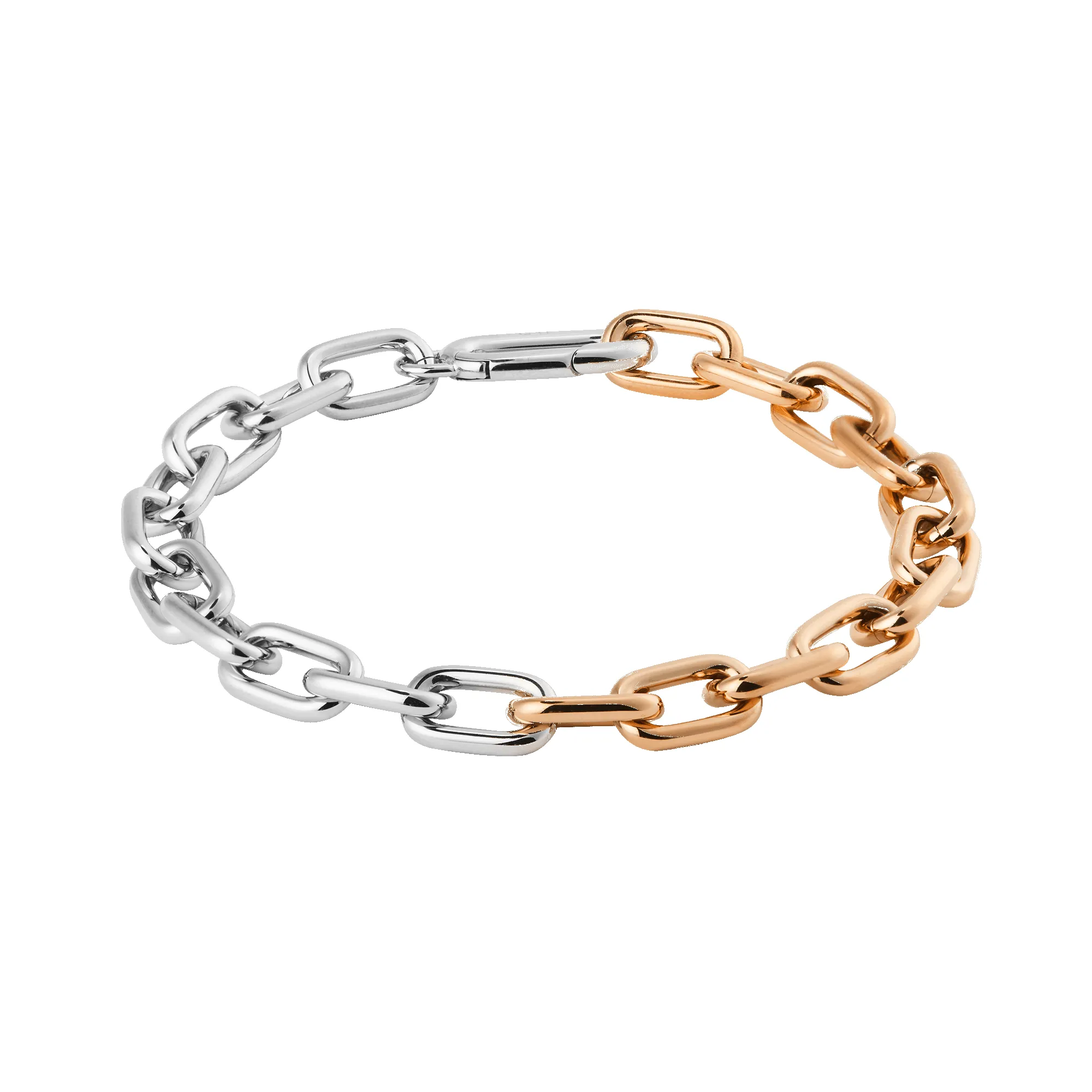 Contrast Link Bracelet Two Tone Rose Gold sold by Daniel Wellington