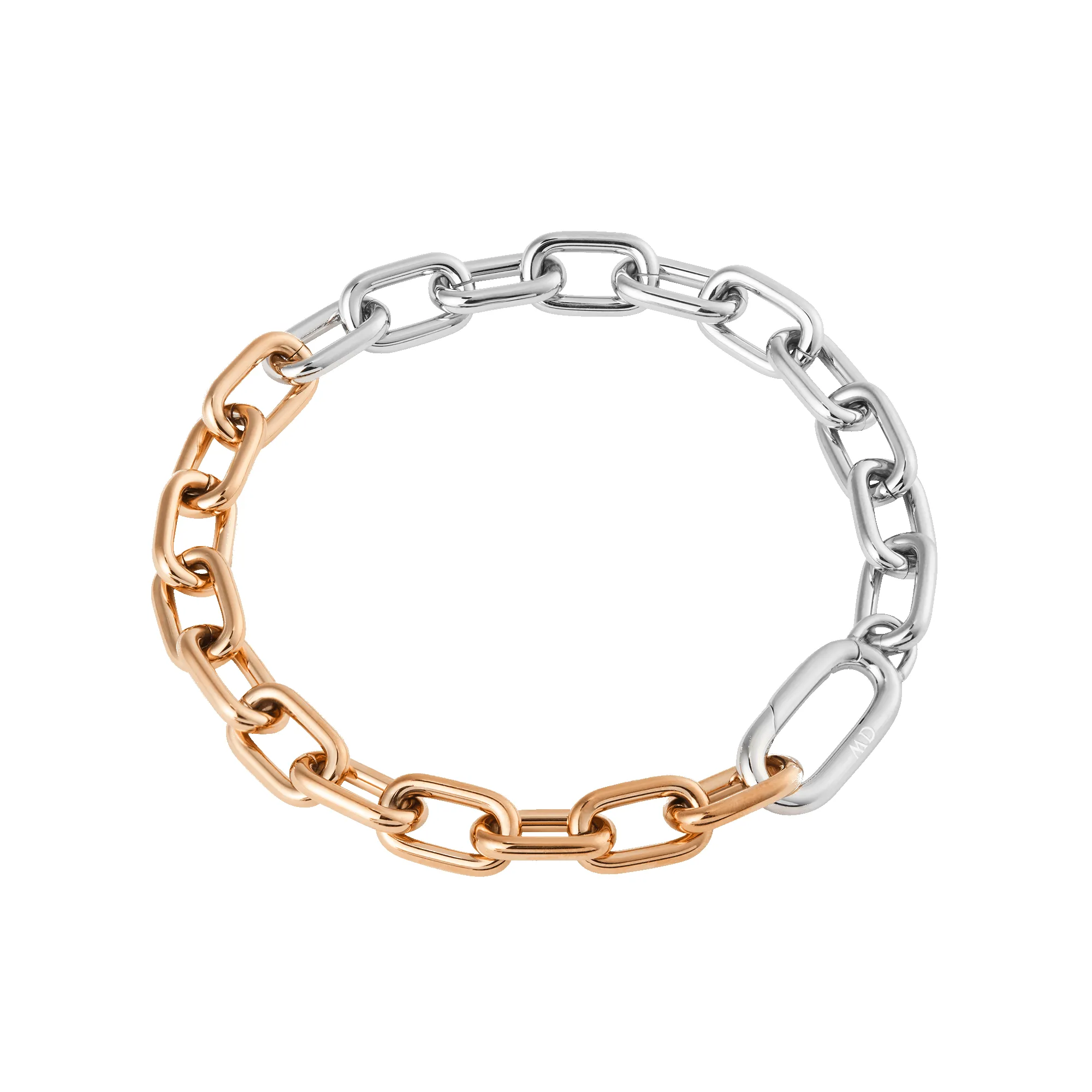 Contrast Link Bracelet Two Tone Rose Gold sold by Daniel Wellington product image thumbnail 4