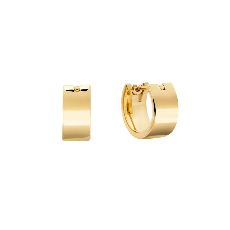 Line Earring Polished Gold 5.5mm sold by Daniel Wellington