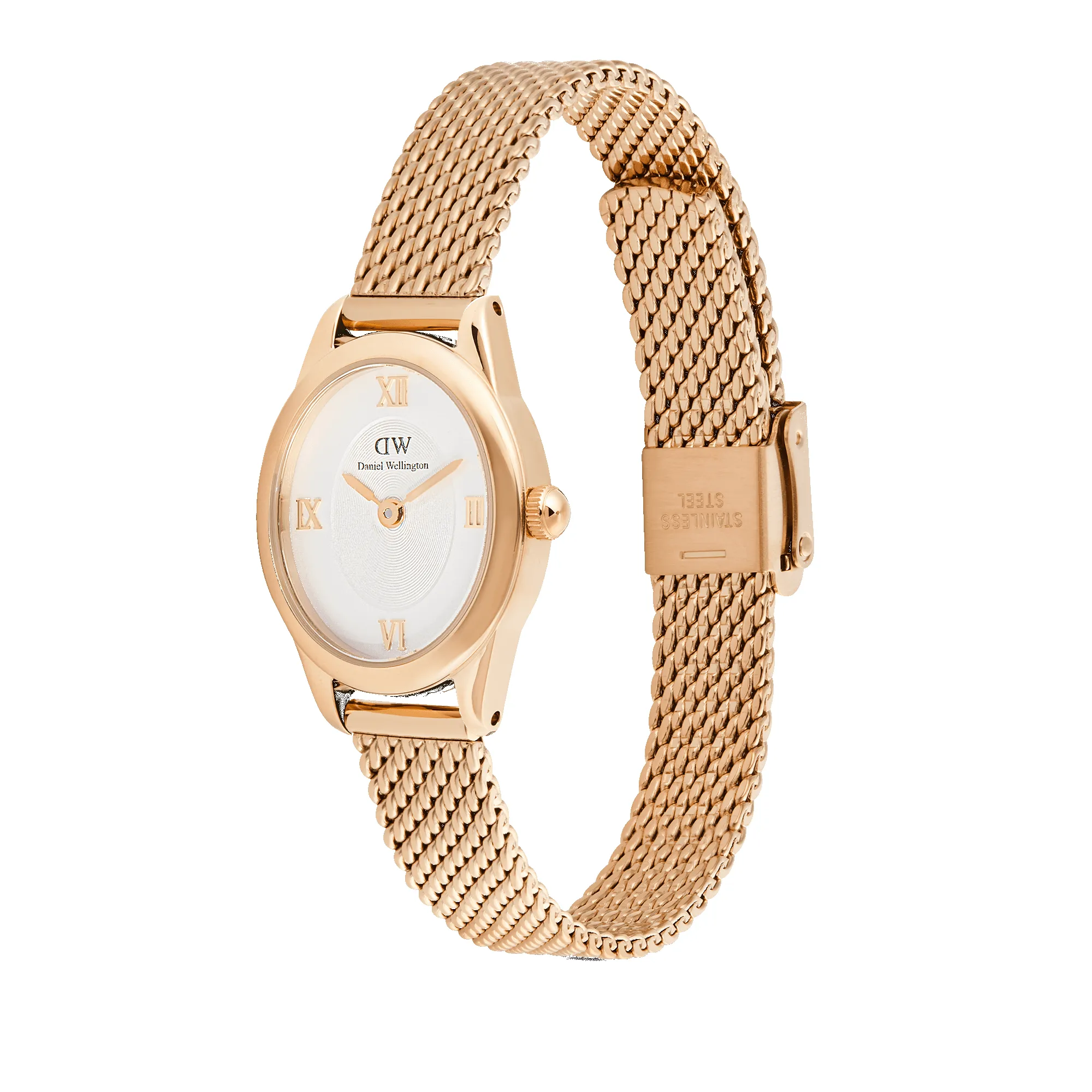 Ophelia Mini Mesh White Rose Gold sold by Daniel Wellington product image thumbnail 4