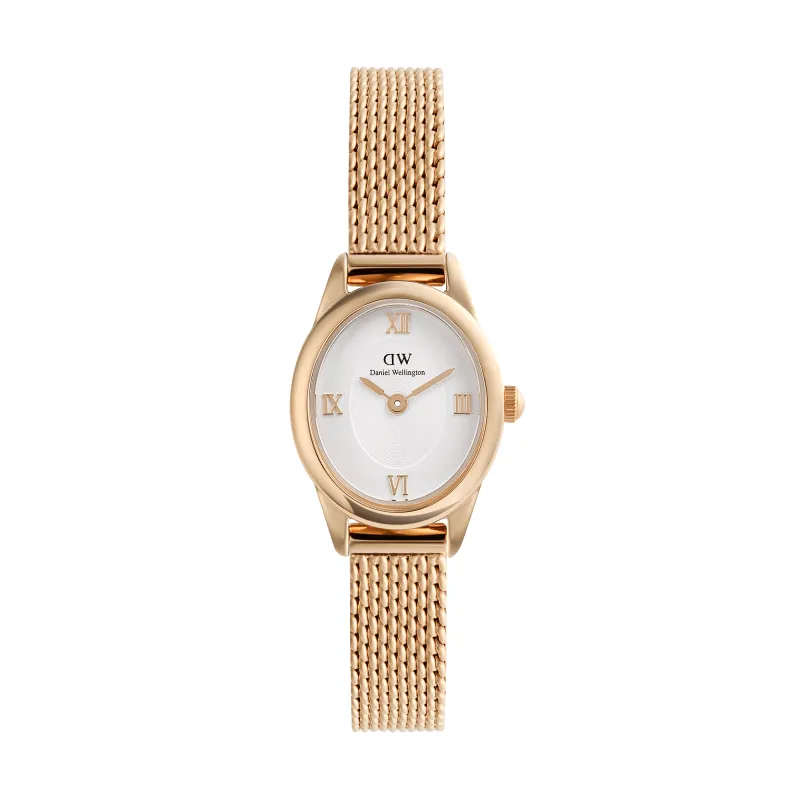 Ophelia Mini Mesh White Rose Gold made by Daniel Wellington