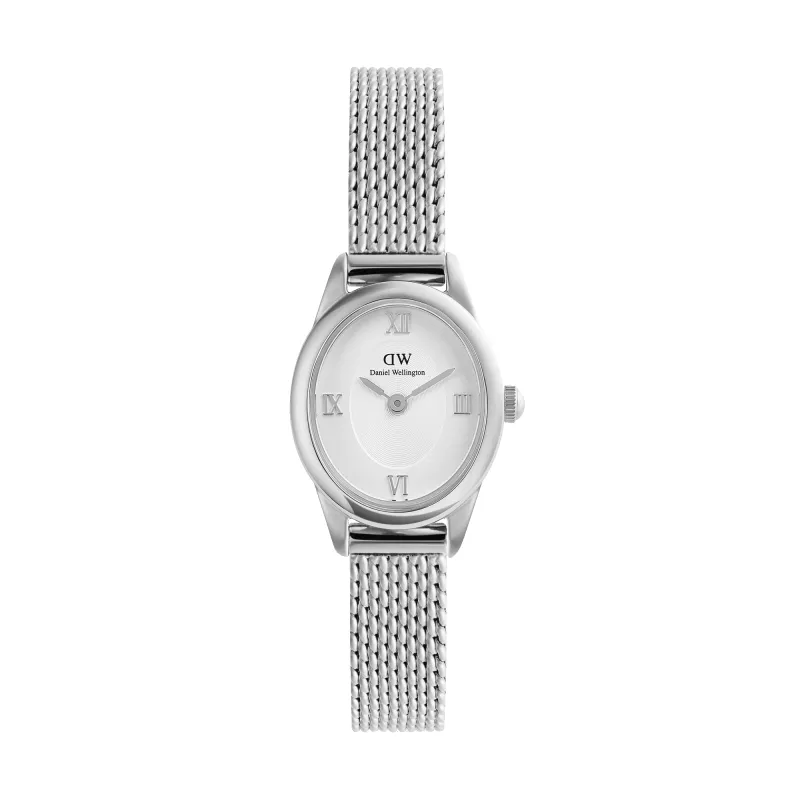 Ophelia Mini Mesh White Silver made by Daniel Wellington