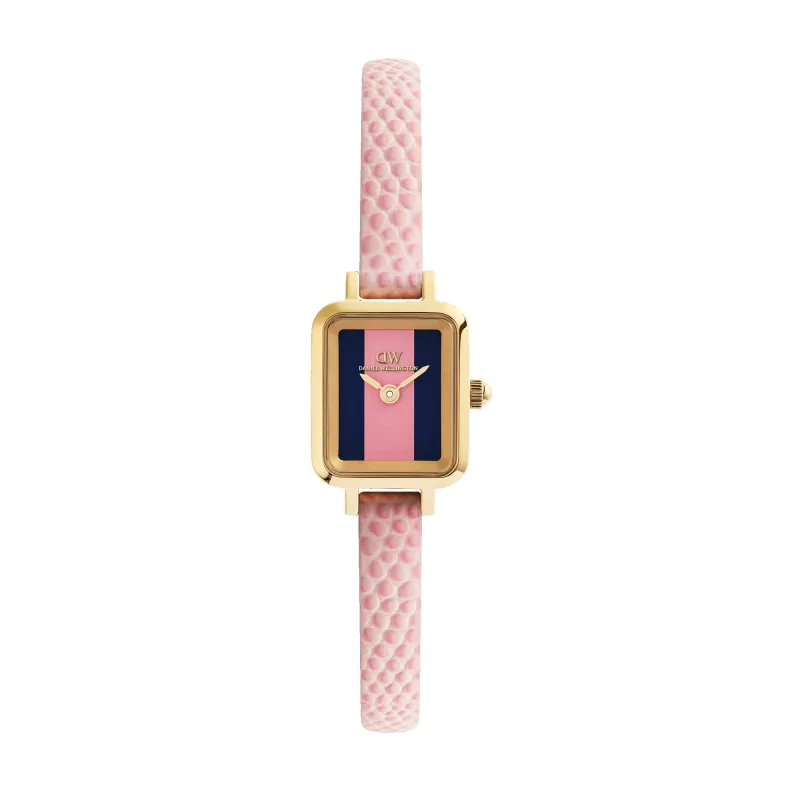 Quadro Mini Pink Lizard Winchester Gold made by Daniel Wellington