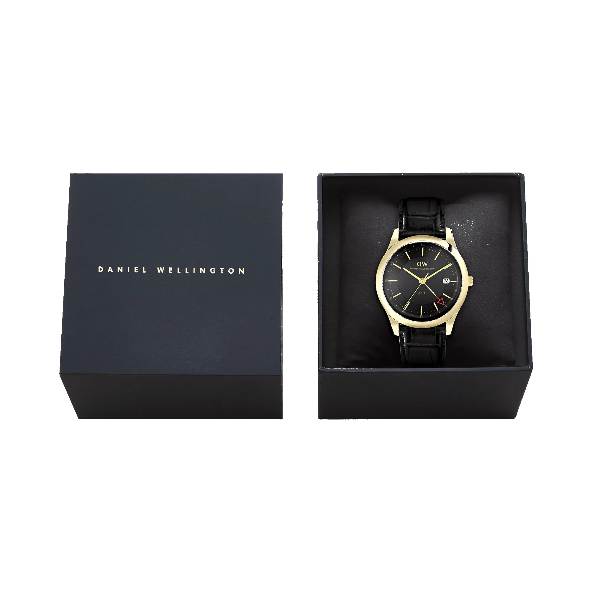 Pathfinder GMT Black-Croc Black Gold sold by Daniel Wellington product image thumbnail 5