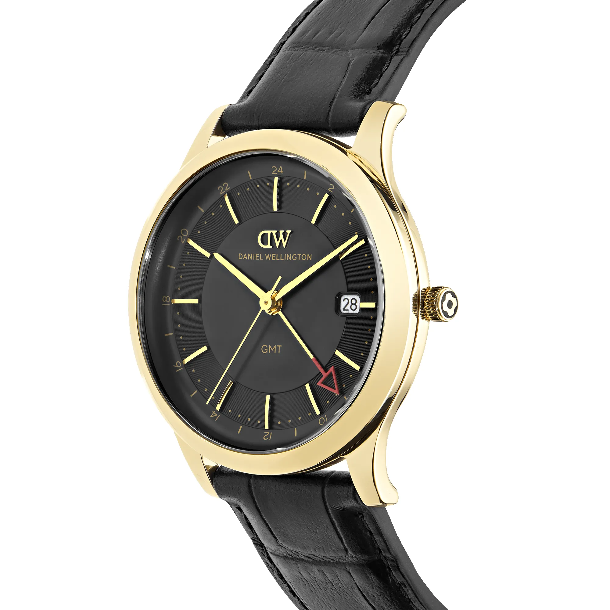 Pathfinder GMT Black-Croc Black Gold sold by Daniel Wellington product image thumbnail 2