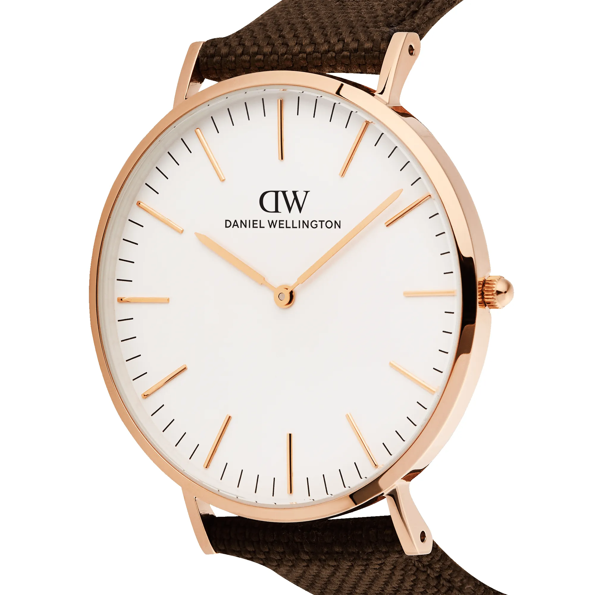 Classic Brown Canvas Rose Gold sold by Daniel Wellington product image thumbnail 5