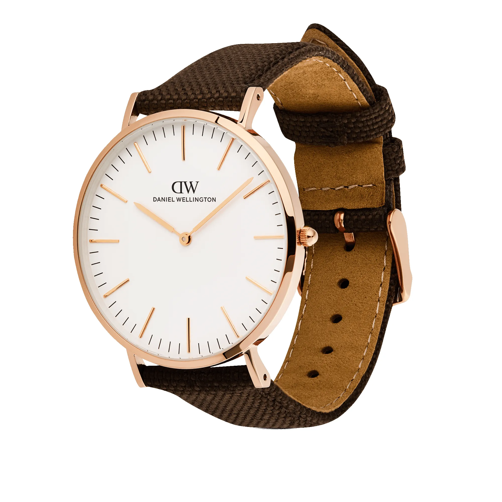 Classic Brown Canvas Rose Gold sold by Daniel Wellington product image thumbnail 3