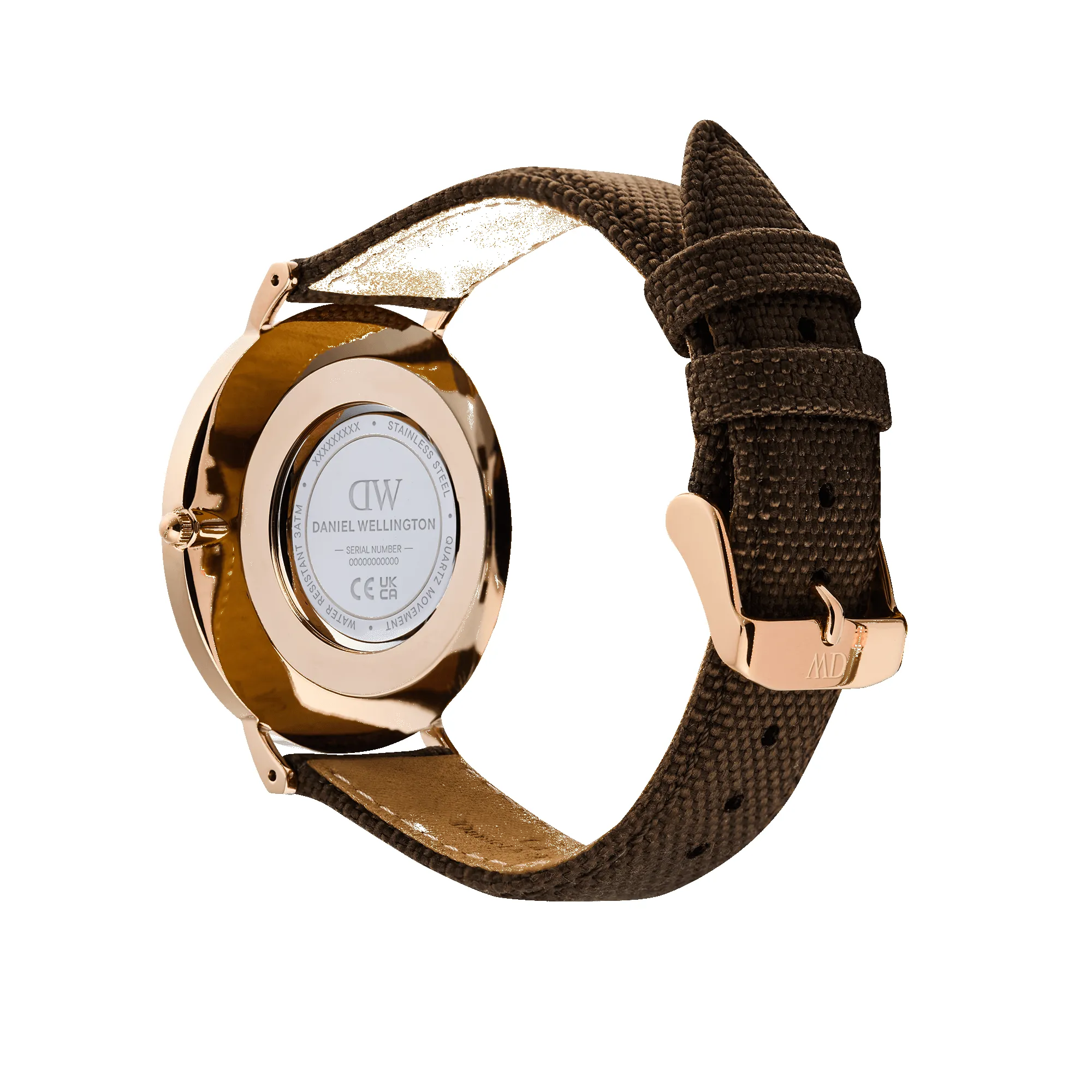 Classic Brown Canvas Rose Gold sold by Daniel Wellington product image thumbnail 4