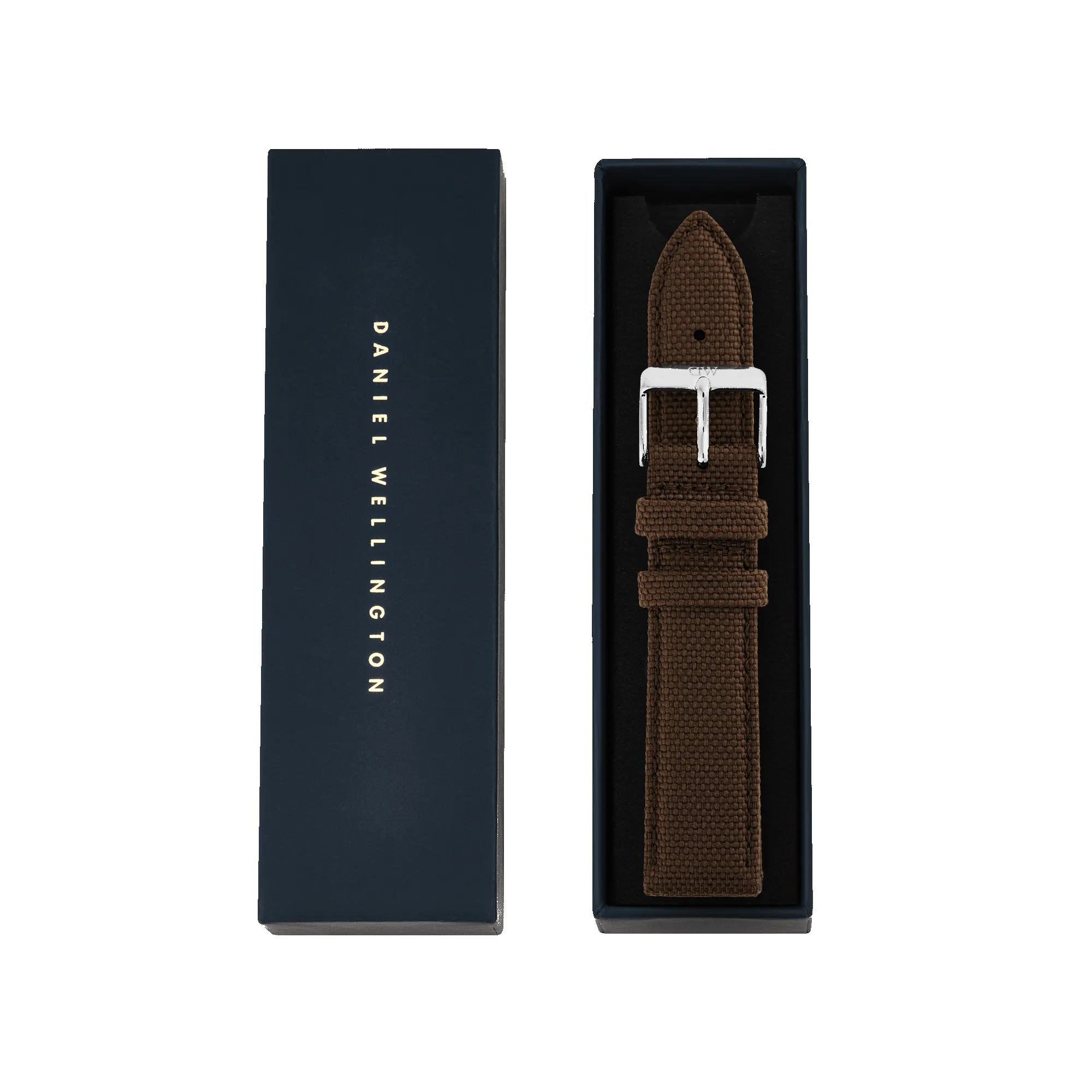 Brown Canvas Strap Silver sold by Daniel Wellington product image thumbnail 2