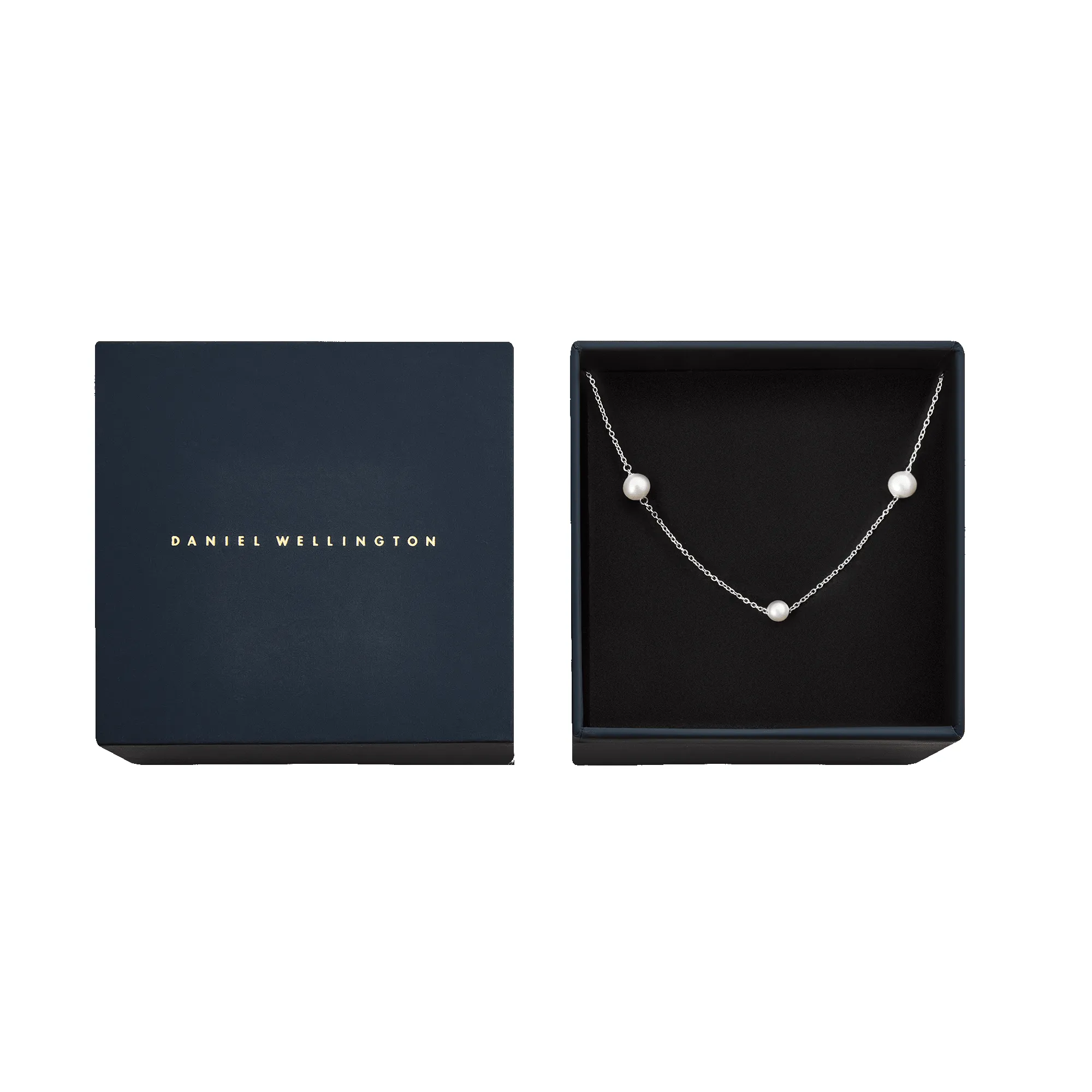 Pearl Step Necklace Silver sold by Daniel Wellington product image thumbnail 4