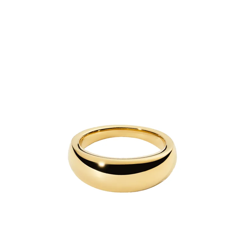 Flow Ring 8mm Gold made by Daniel Wellington
