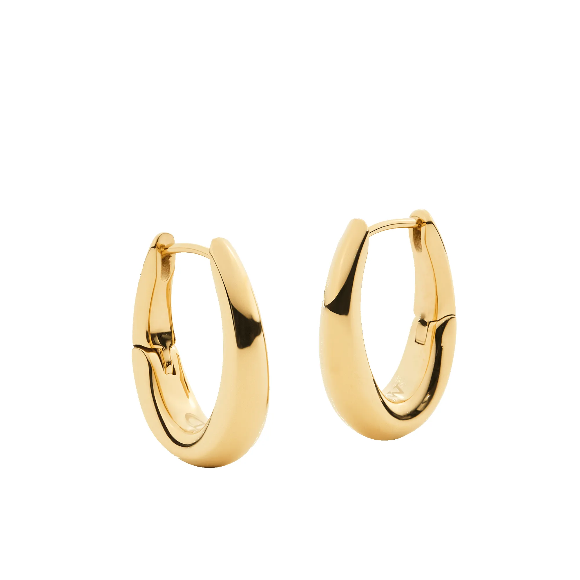Flow Earring 20mm Gold sold by Daniel Wellington product image thumbnail 2