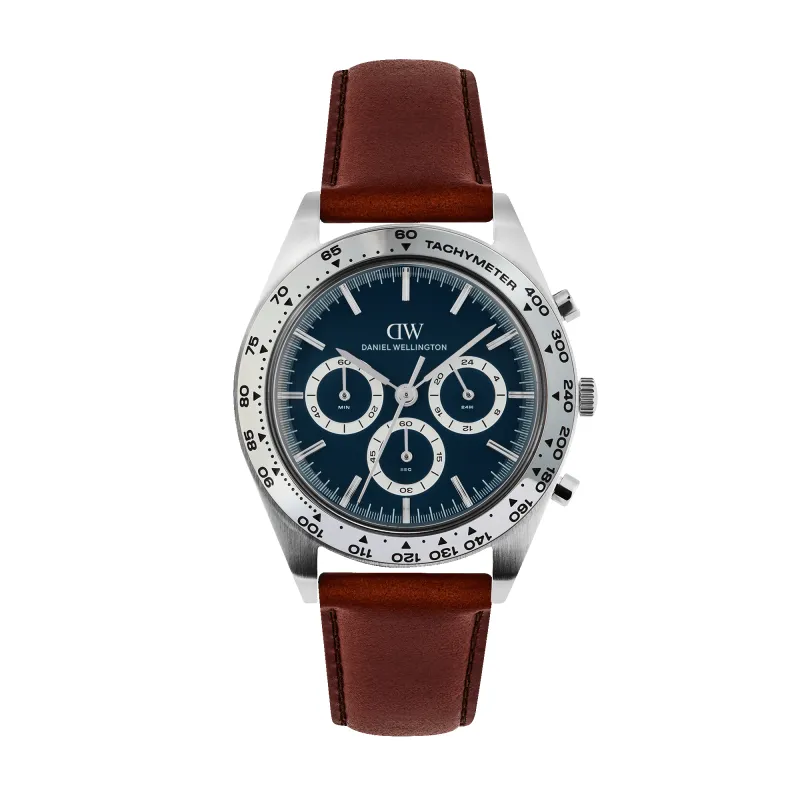 Iconic Tachymeter  St-Mawes Arctic Silver made by Daniel Wellington