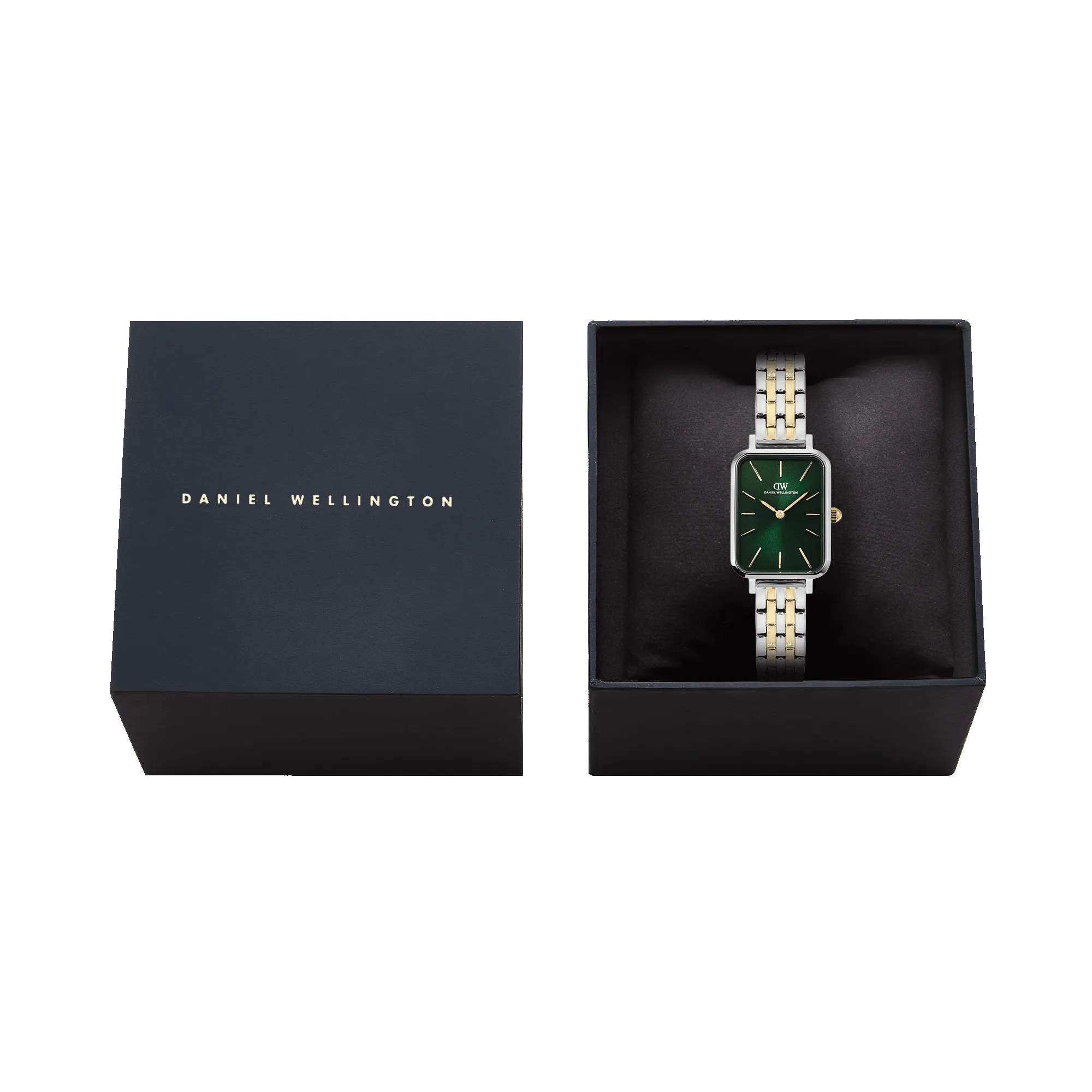Quadro 5-link Emerald Two Tone sold by Daniel Wellington product image thumbnail 5
