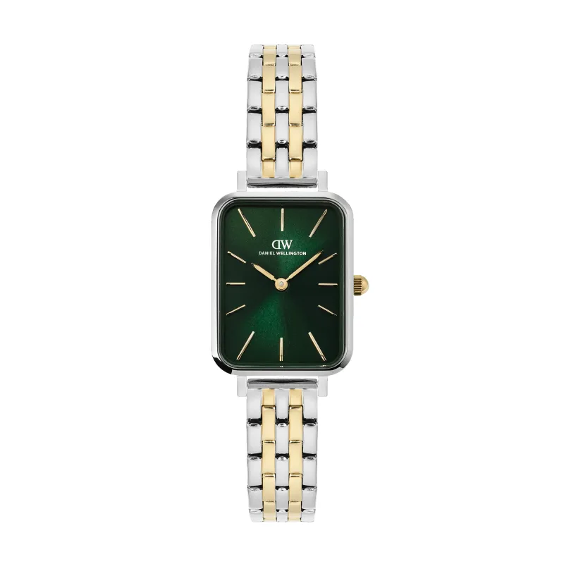 Quadro 5-link Emerald Two Tone made by Daniel Wellington