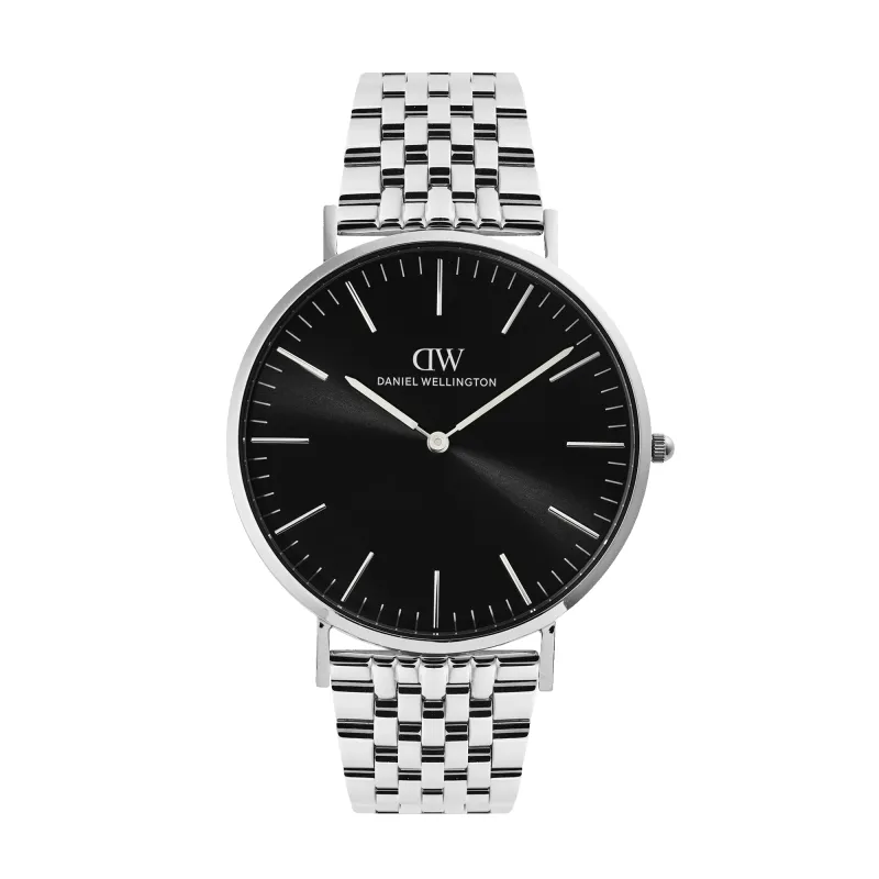 Classic 7-Link Black Silver made by Daniel Wellington