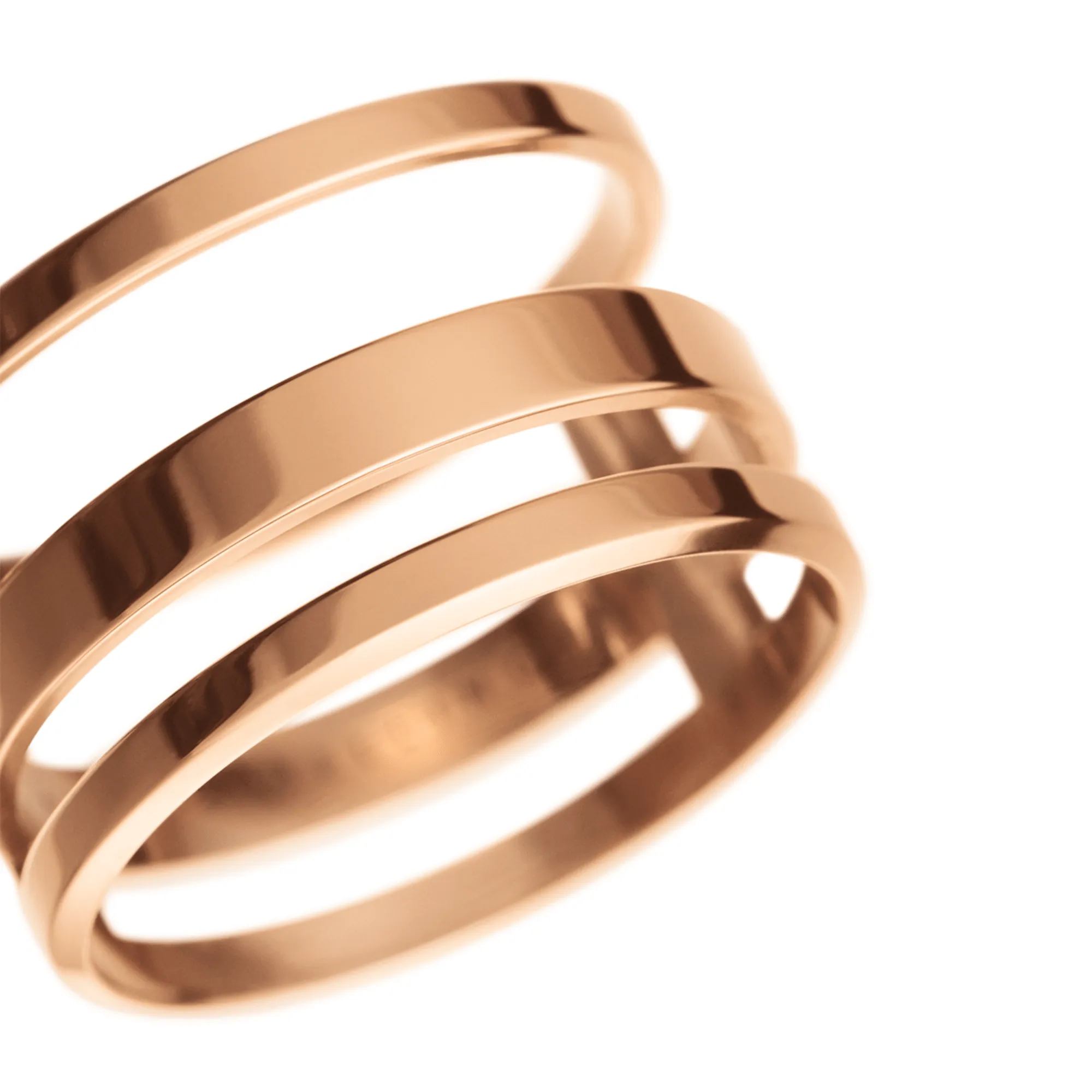 Elan Triad Ring Rose Gold sold by Daniel Wellington product image thumbnail 3