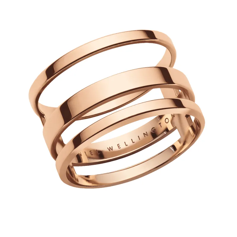 Elan Triad Ring Rose Gold sold by Daniel Wellington