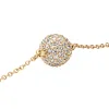 Pavé Crystal Pendant Bracelet Gold sold by Daniel Wellington