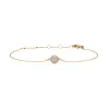 Pavé Crystal Pendant Bracelet Gold sold by Daniel Wellington