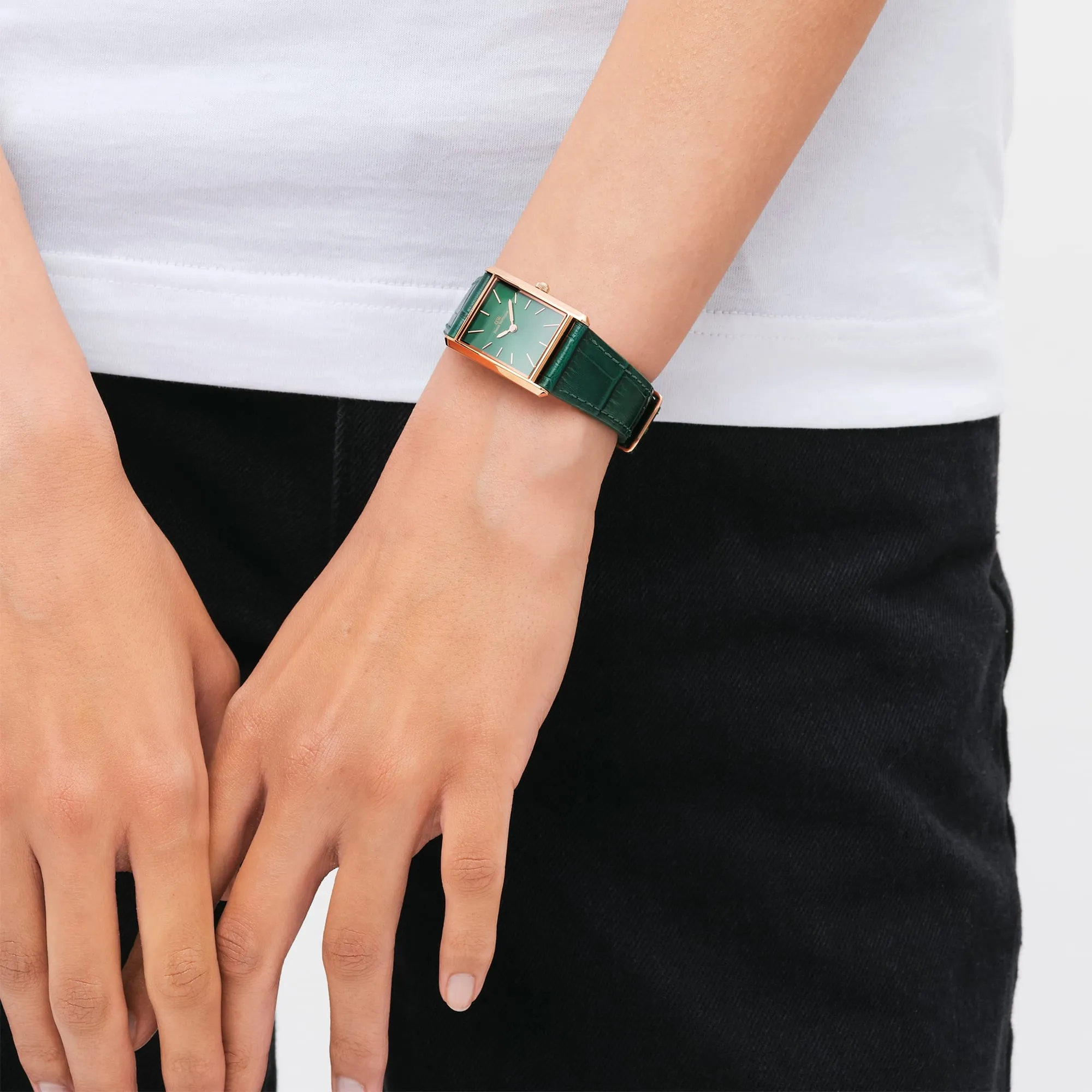 Bound Crocodile Emerald Sunray Rose Gold sold by Daniel Wellington product image thumbnail 2