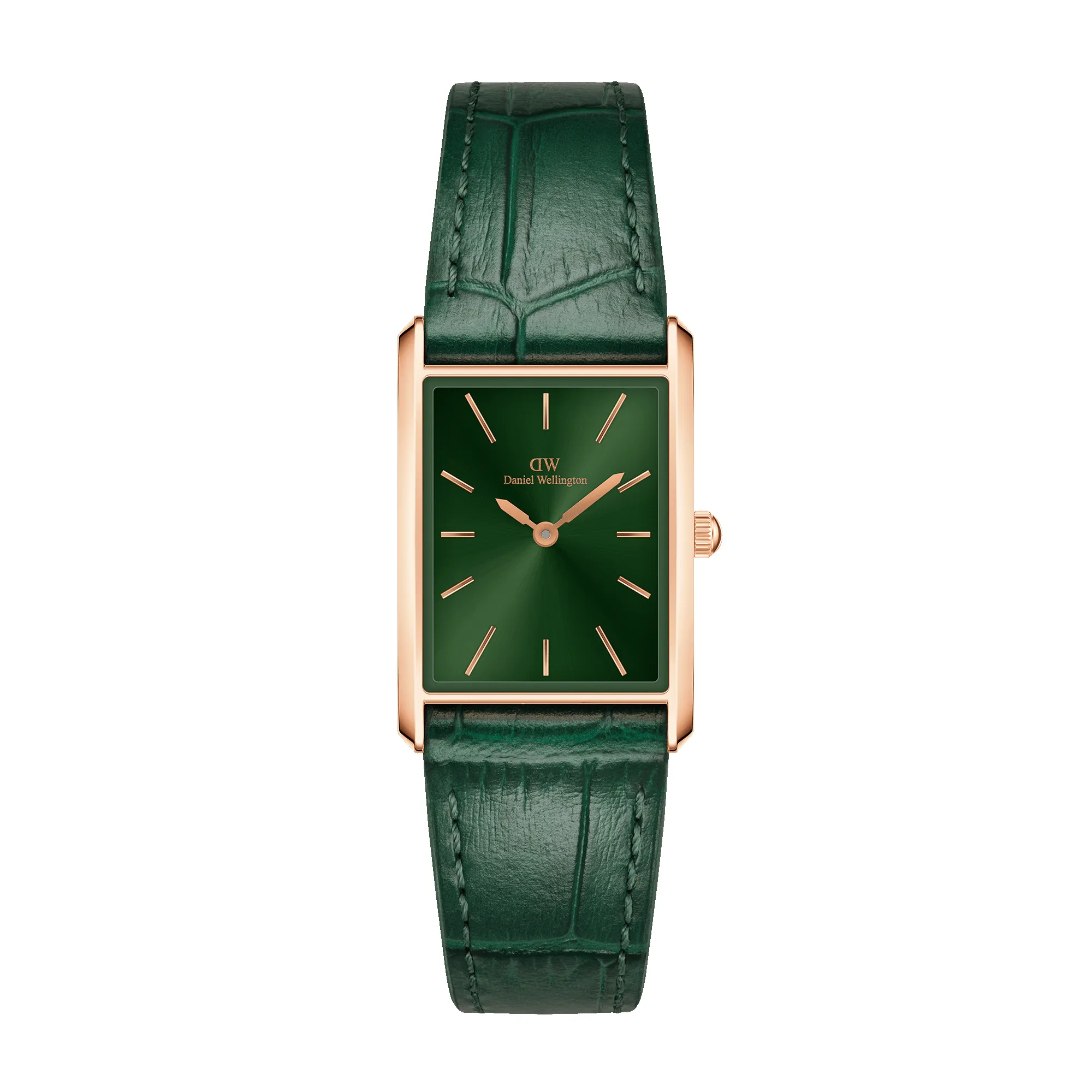 Bound Crocodile Emerald Sunray Rose Gold sold by Daniel Wellington