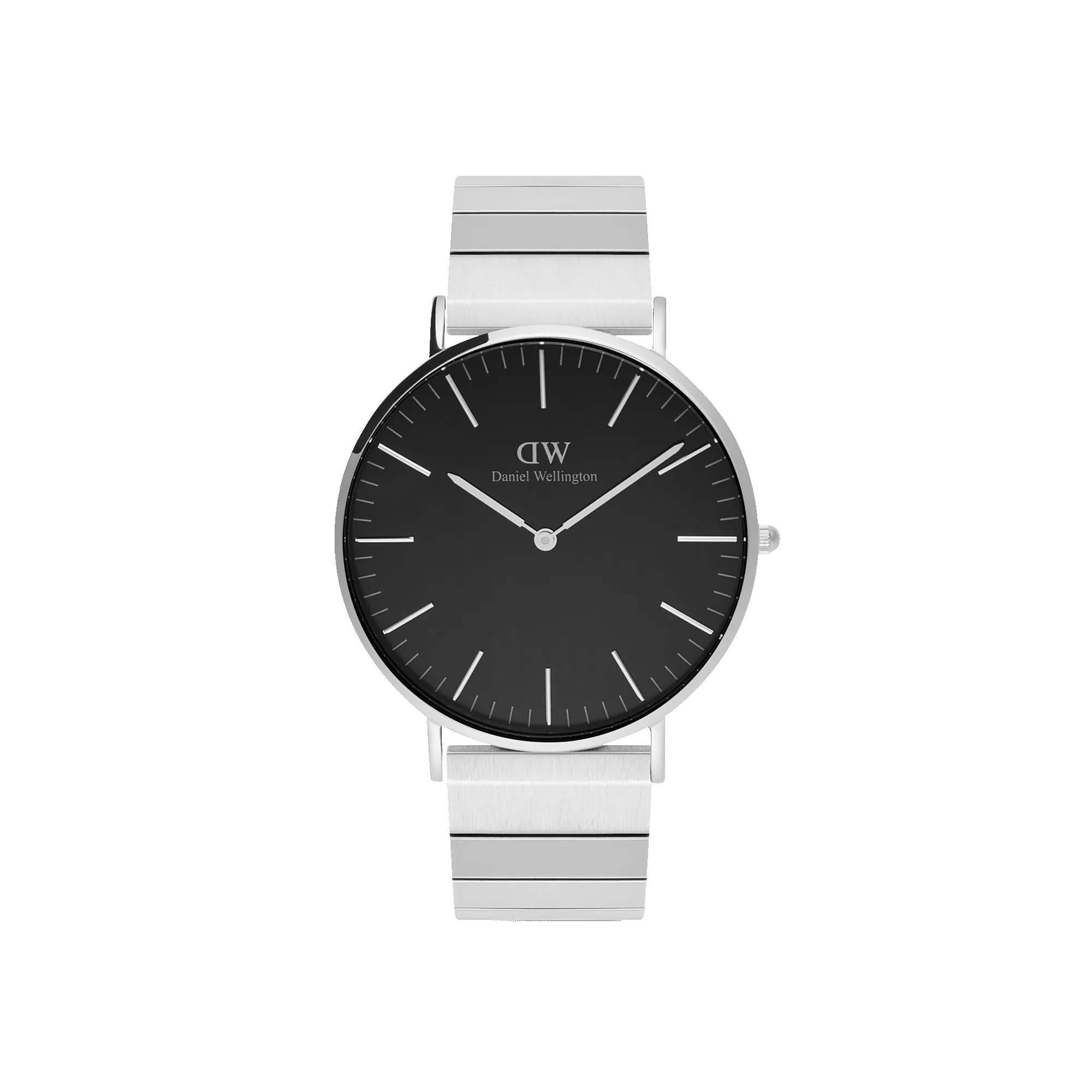 Classic Piano Link Onyx Silver sold by Daniel Wellington