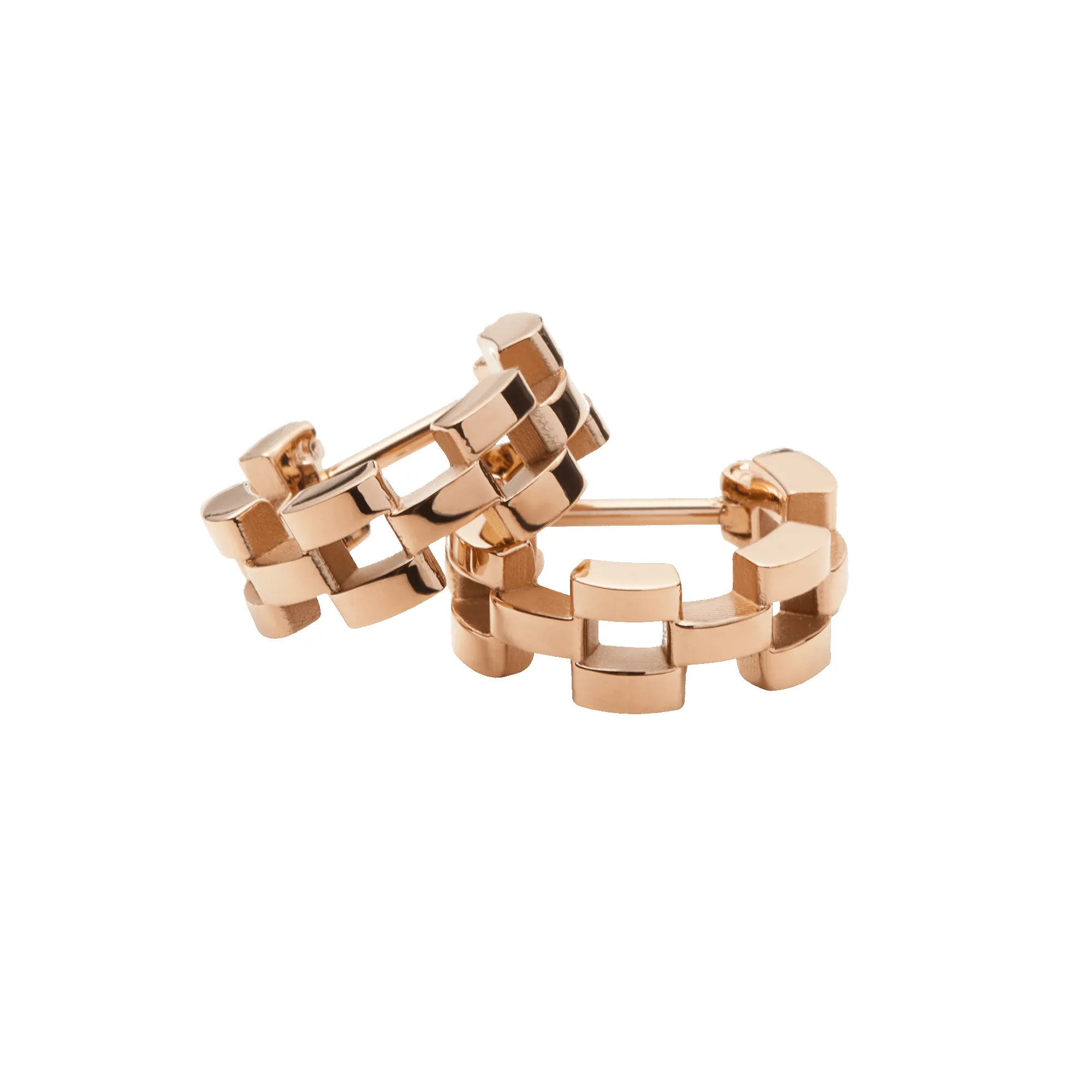 3-Link Earrings Rose Gold sold by Daniel Wellington
