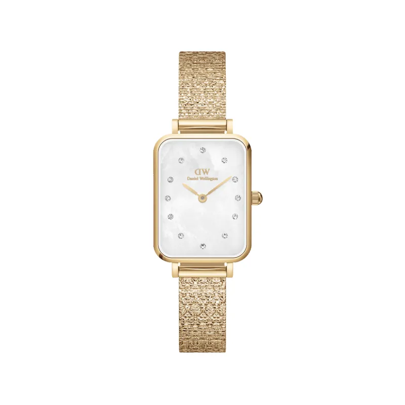 Quadro Lumine Pressed Piano Gold sold by Daniel Wellington