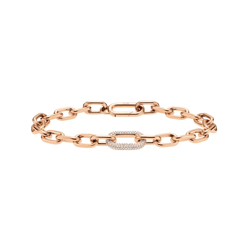 Crystal Link Bracelet Rose Gold sold by Daniel Wellington