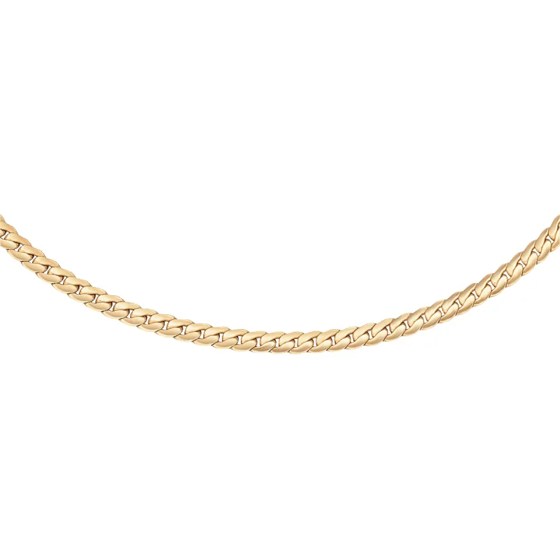 Flat Chain Necklace G sold by Daniel Wellington