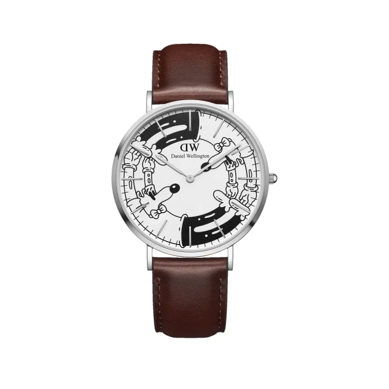 Steven Harrington x DW: Bristol BW dial sold by Daniel Wellington