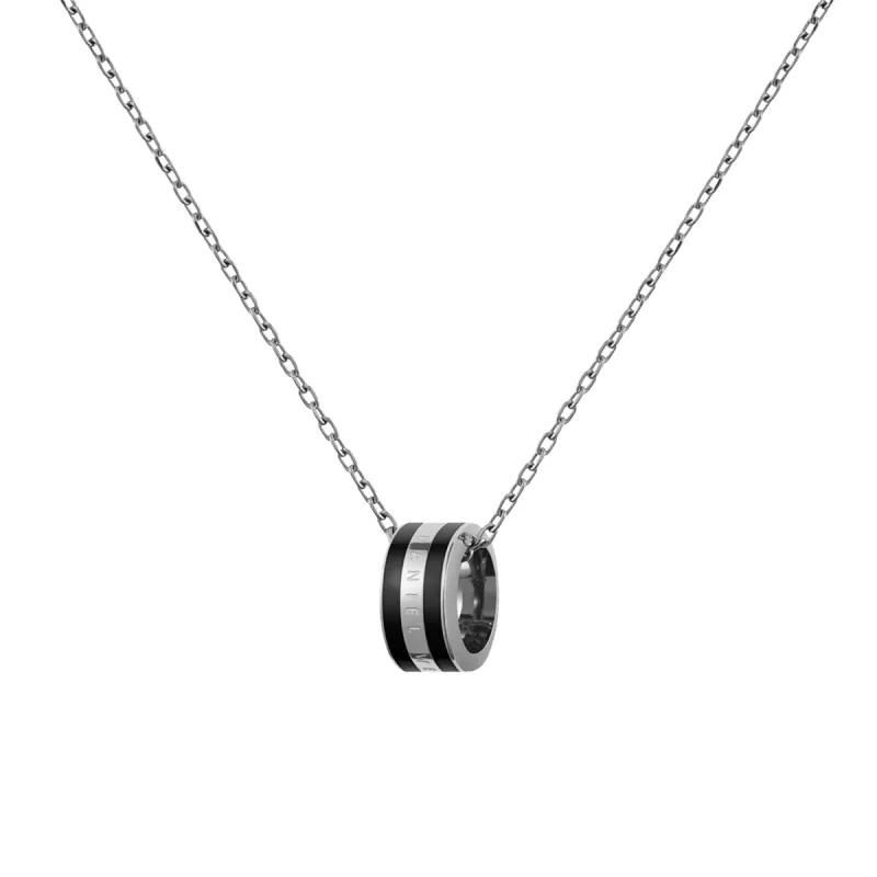 Emalie Necklace Silver Black sold by Daniel Wellington