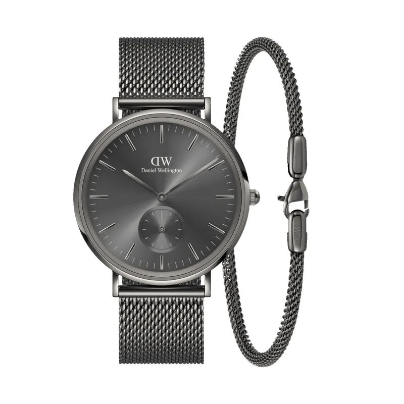 Classic Multi Eye Mesh Graphite & Bracelet sold by Daniel Wellington