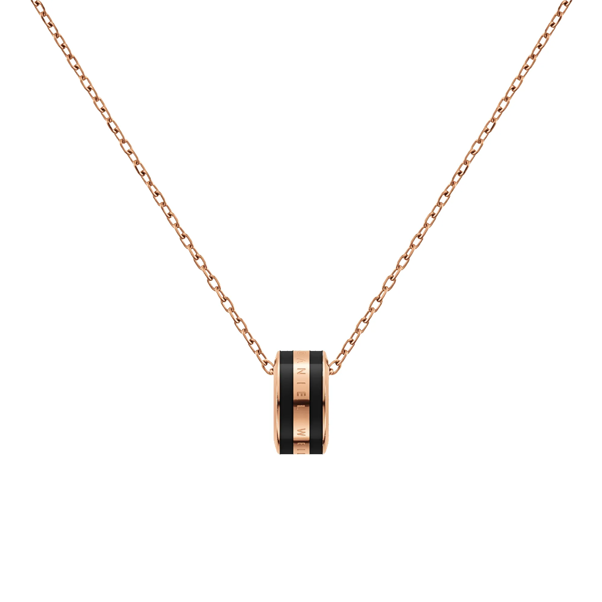 Emalie Necklace Rose Gold Black sold by Daniel Wellington product image thumbnail 3