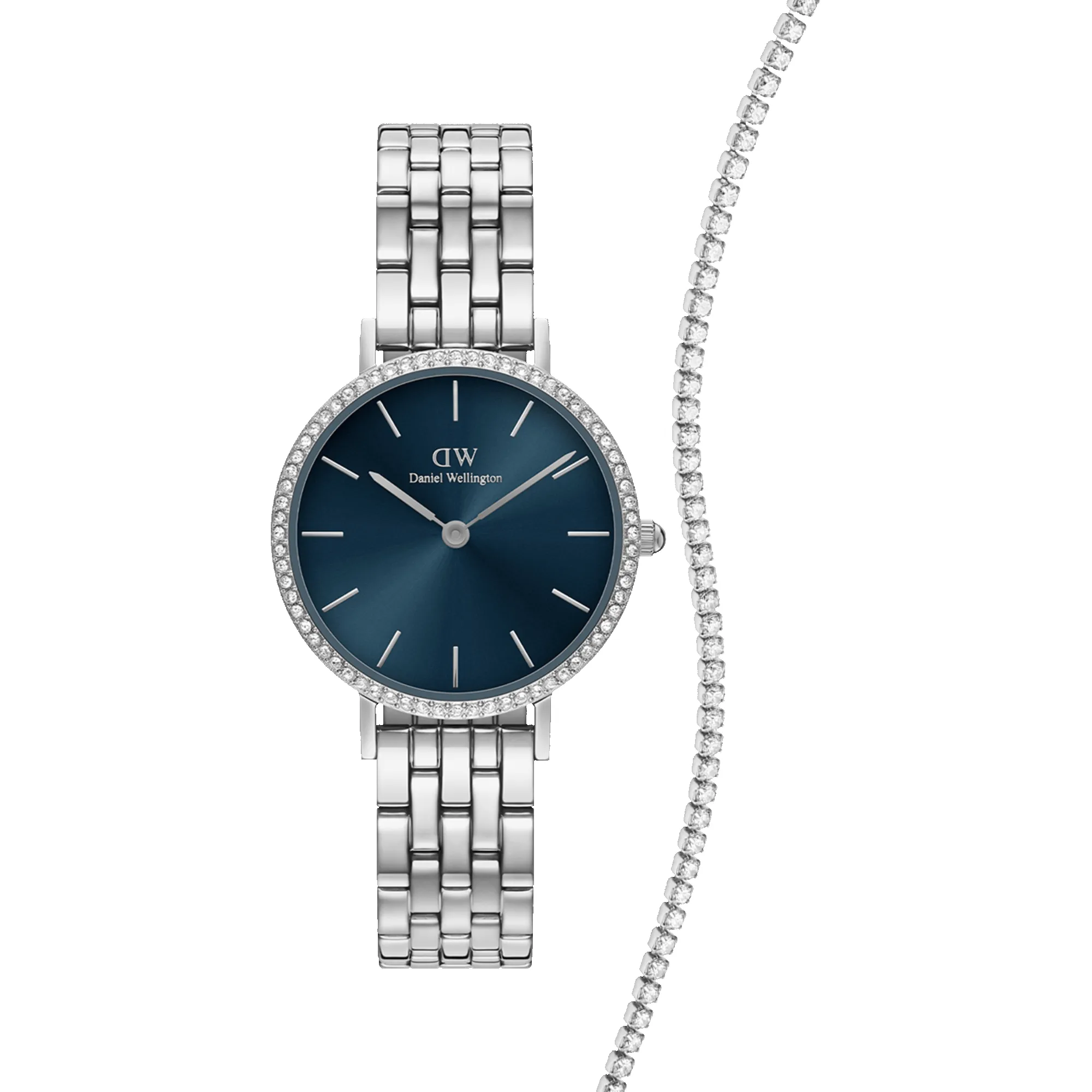 Petite Bezel Arctic & Tennis Bracelet S sold by Daniel Wellington