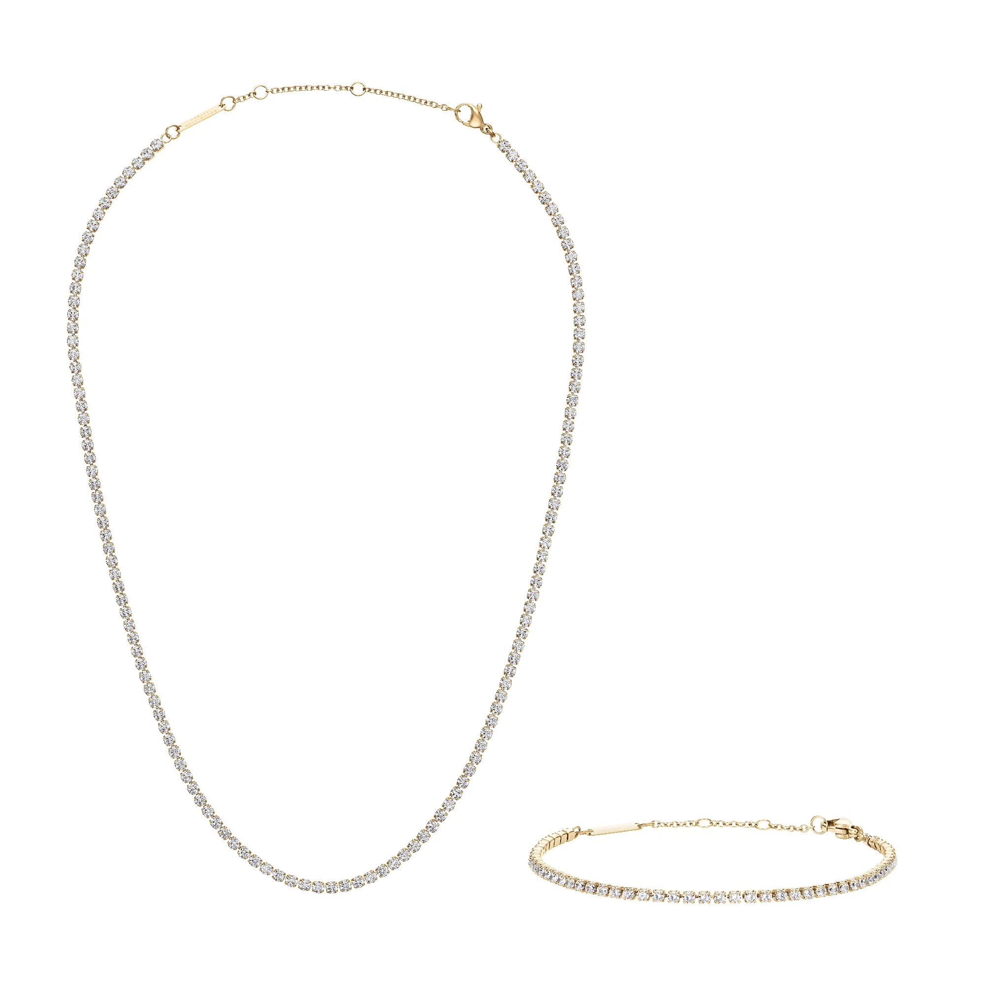 Tennis Bracelet + Lumine Necklace sold by Daniel Wellington