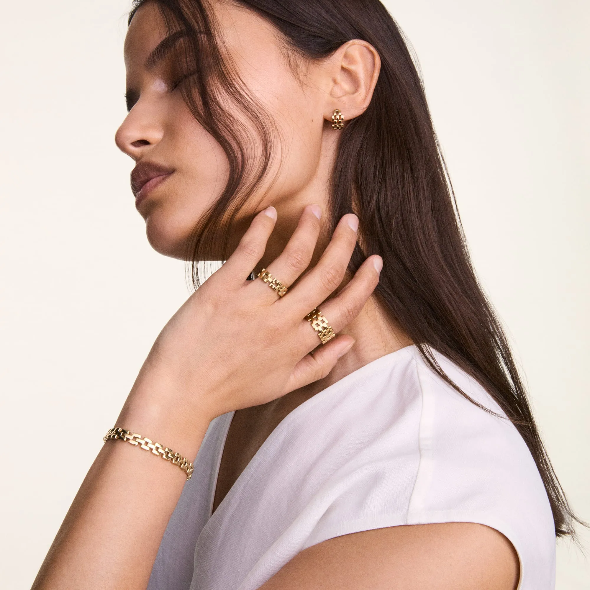 5-Link Ring Gold sold by Daniel Wellington product image thumbnail 2